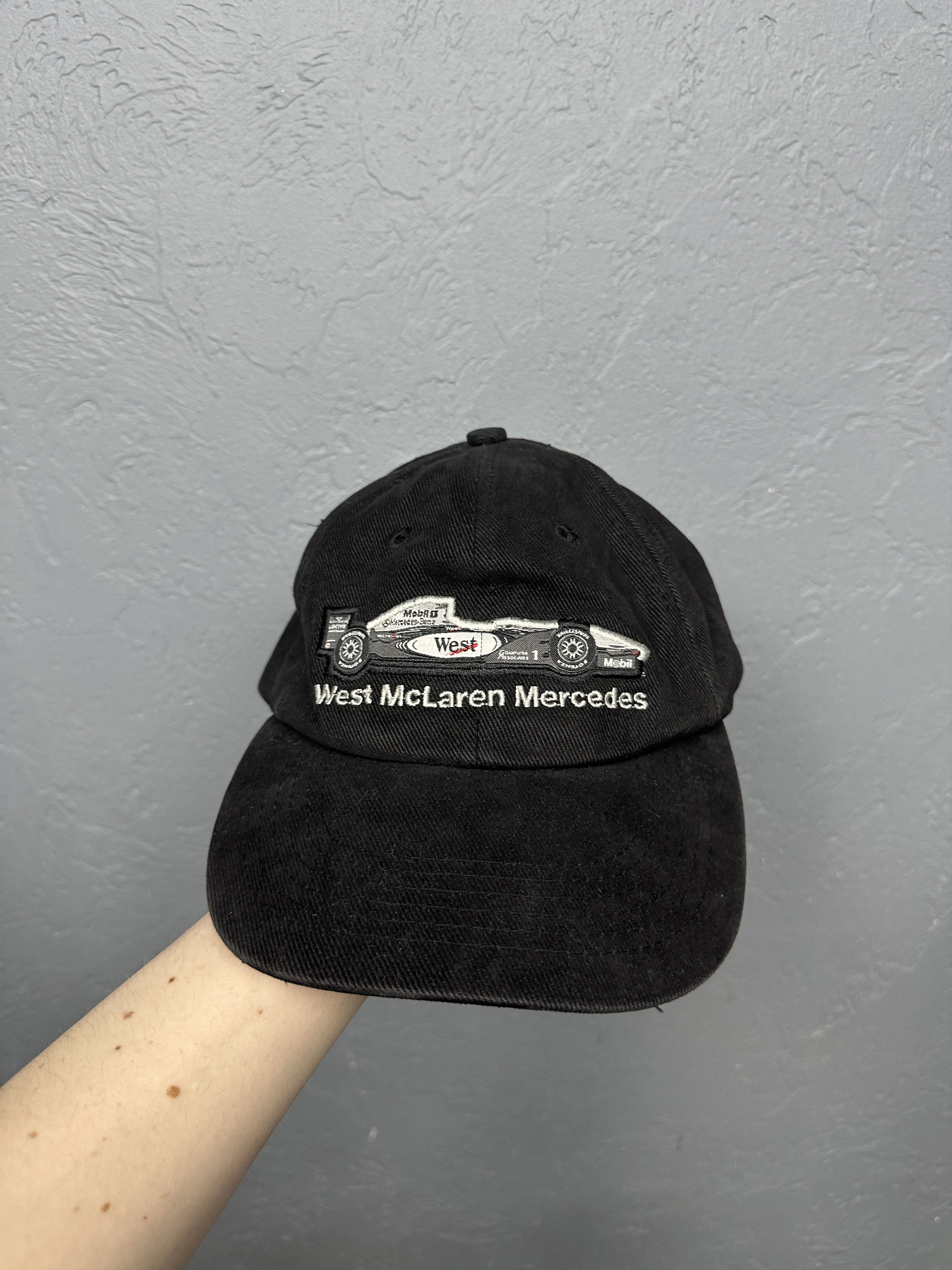 Mercedes-Benz West McLaren Mercedes Formula 1 Vintage Cap Hat Embroidered Size ONE SIZE - 1 Thumbnail