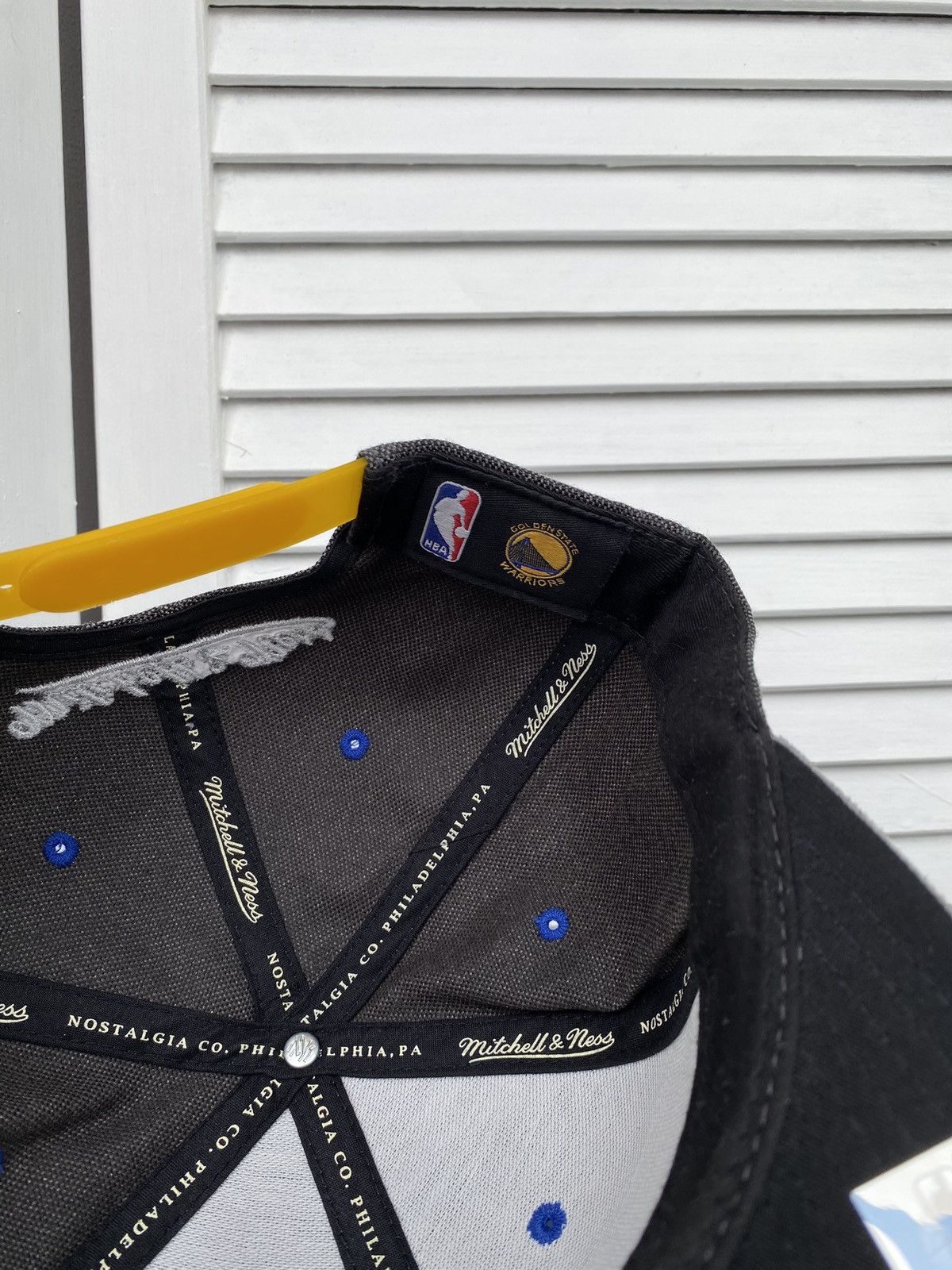 Mitchell & Ness × NBA Mitchell Ness Golden State Warriors NBA Basketball Snapback Size ONE SIZE - 13 Thumbnail