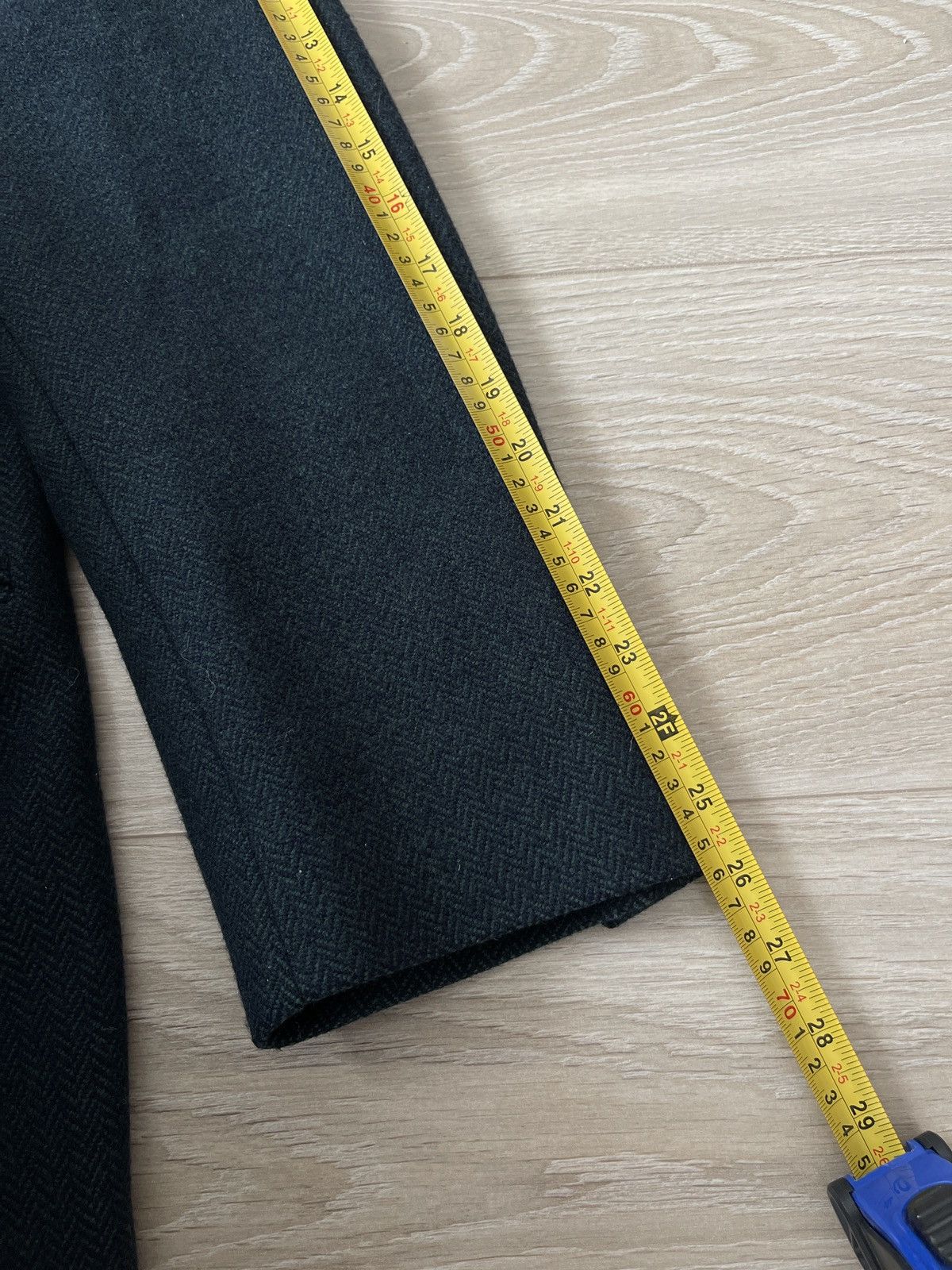 Strellson Vintage dark green wool blazer classic jacket sport coat Size 44R - 11 Thumbnail
