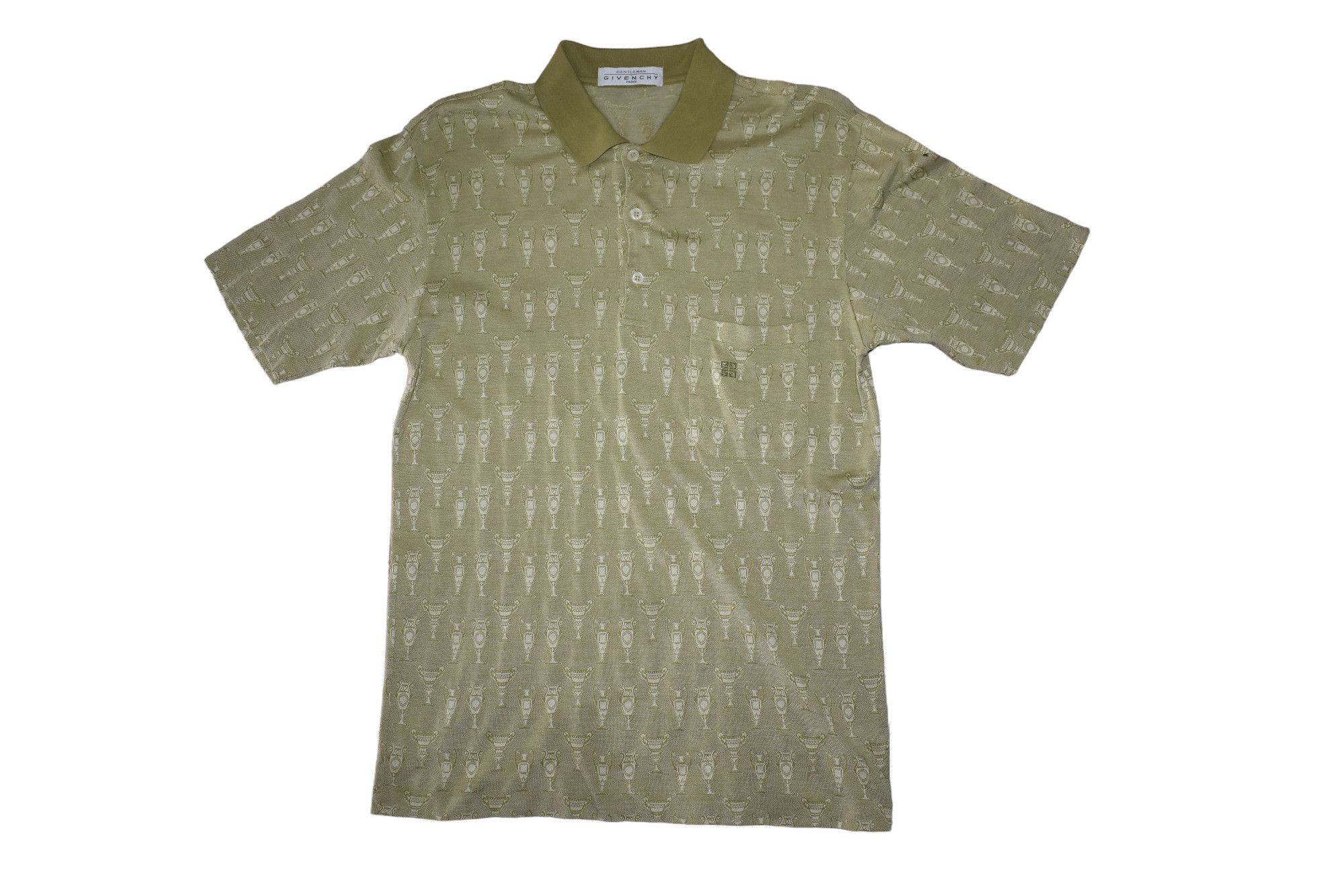 Givenchy Vintage Givenchy Monogram Polo Shirt Size US M / EU 48-50 / 2 - 1 Thumbnail