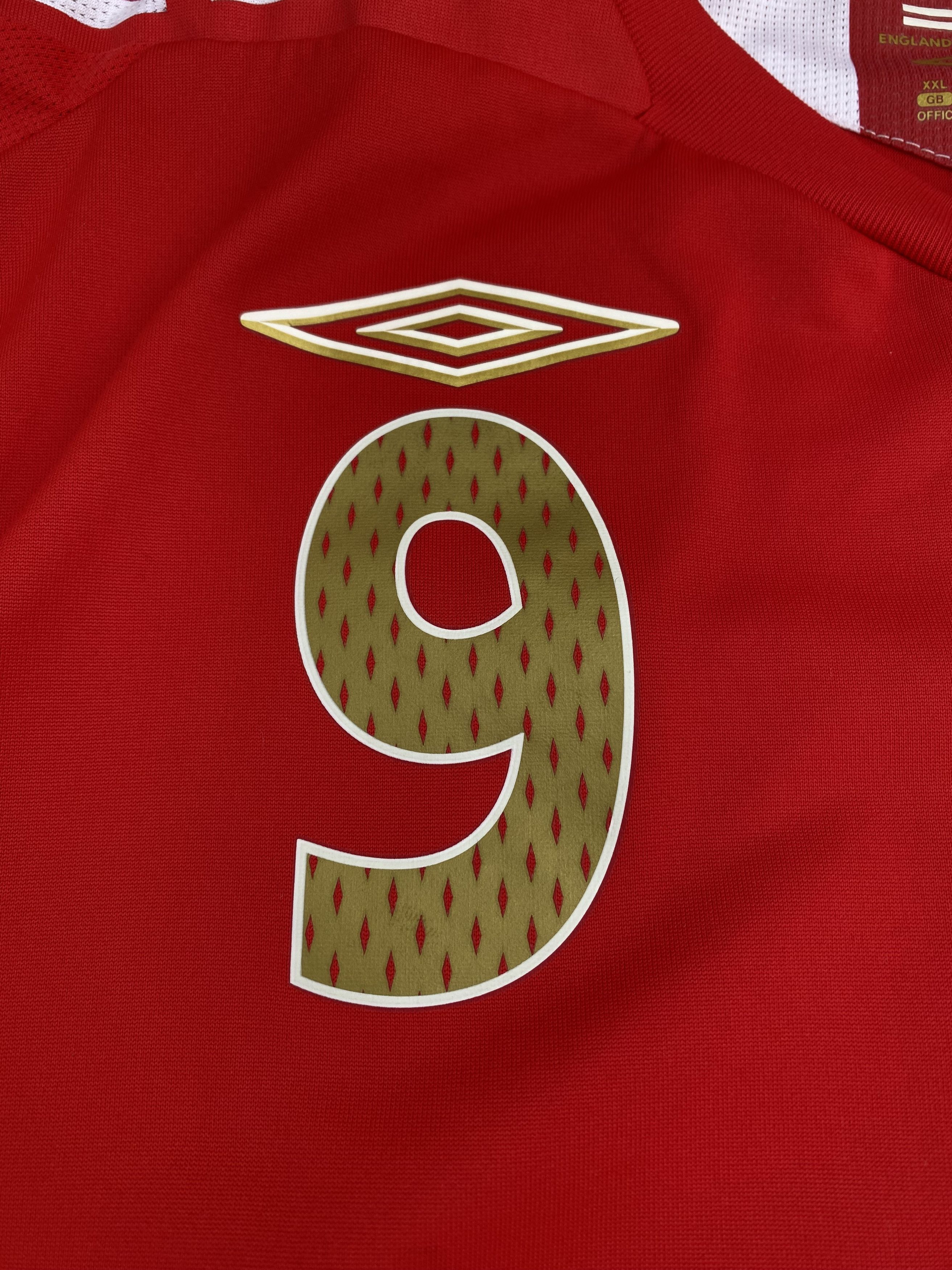 Umbro × Vintage Vinatge 00s Umbro England Rooney Soccer Jersey 9 Size US XXL / EU 58 / 5 - 6 Thumbnail