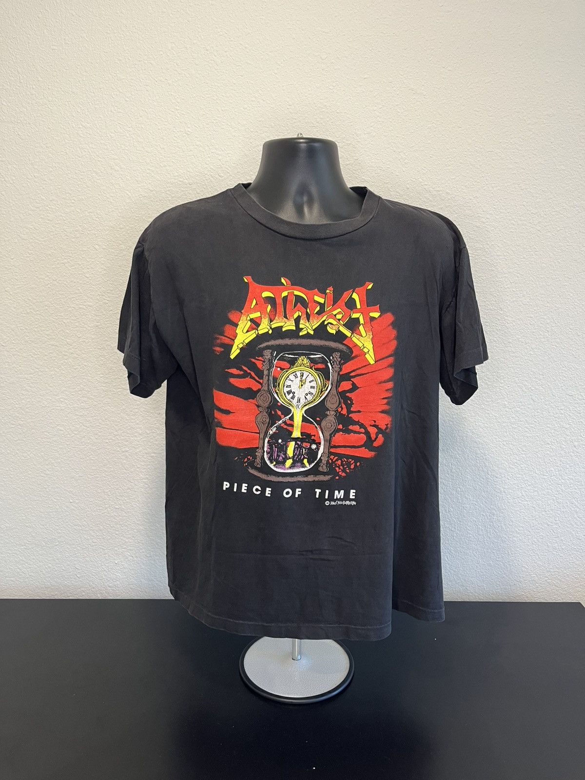 Vintage Atheist shirt vintage 90s heavy metal band Size US L / EU 52-54 / 3 - 1 Thumbnail