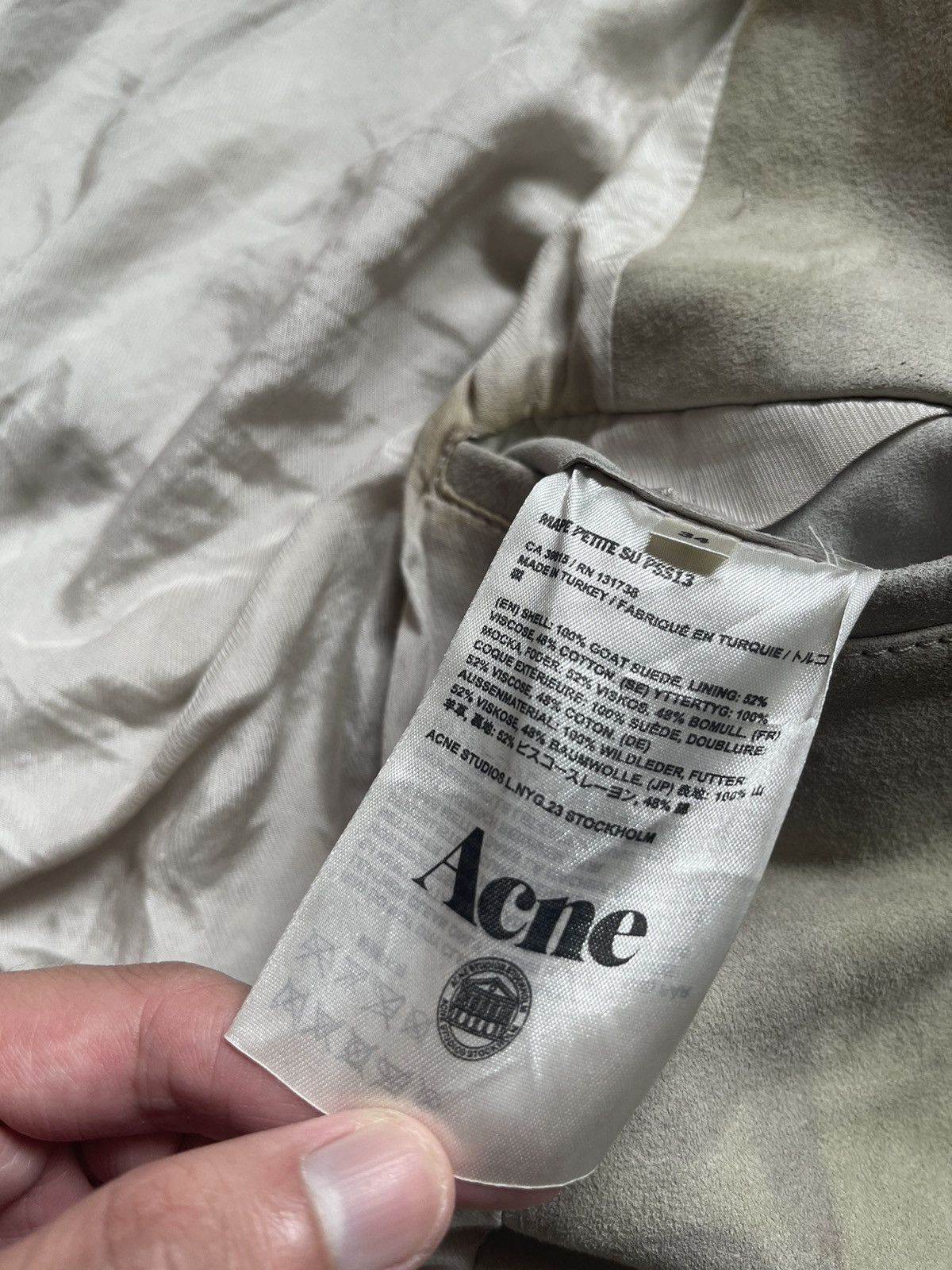 Acne Studios ACNE STUDIOS Suede Biker Jacket Size S / US 4 / IT 40 - 12 Thumbnail