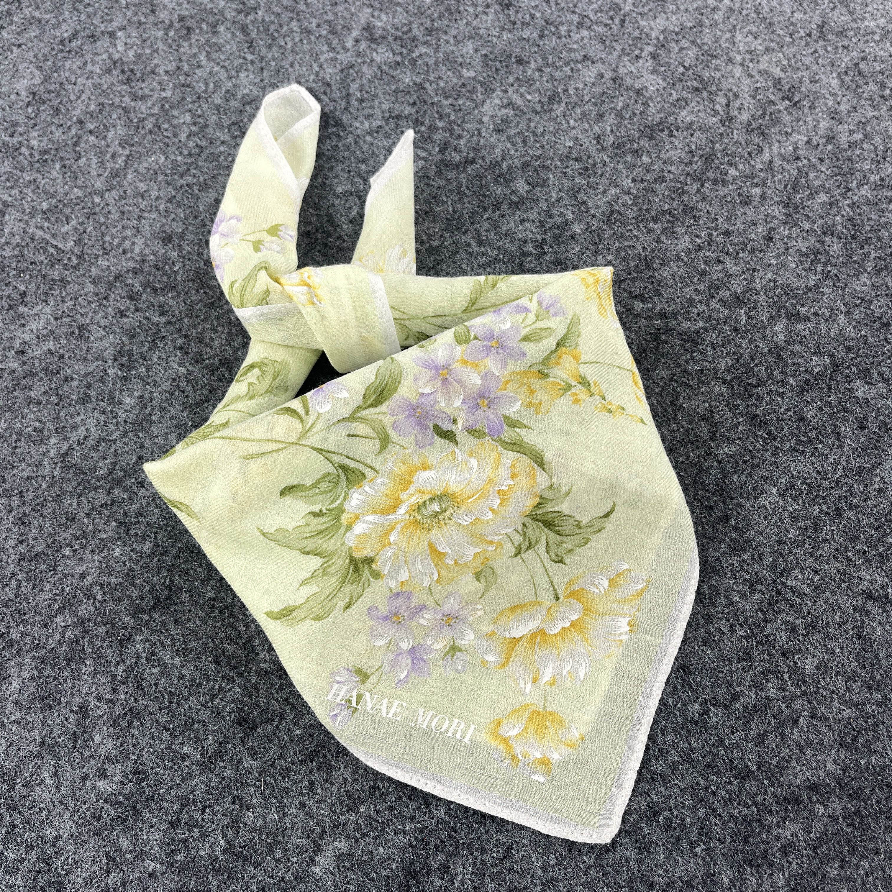Hanae Mori × Japanese Brand Hanae Mori Bandana / Handkerchief / Neckerchief B053 Size ONE SIZE - 7 Thumbnail