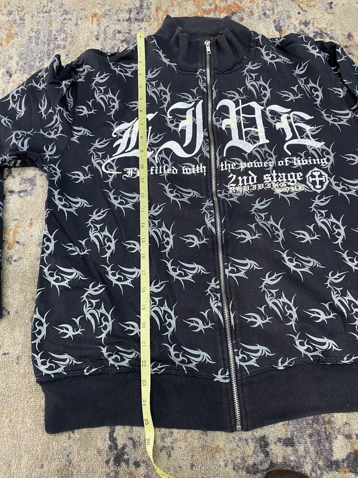 Le Grande Bleu (L.G.B.) Undefined Qnatro-Q tribal sweater zip up ifsxstyle lgb Size US M / EU 48-50 / 2 - 12 Thumbnail