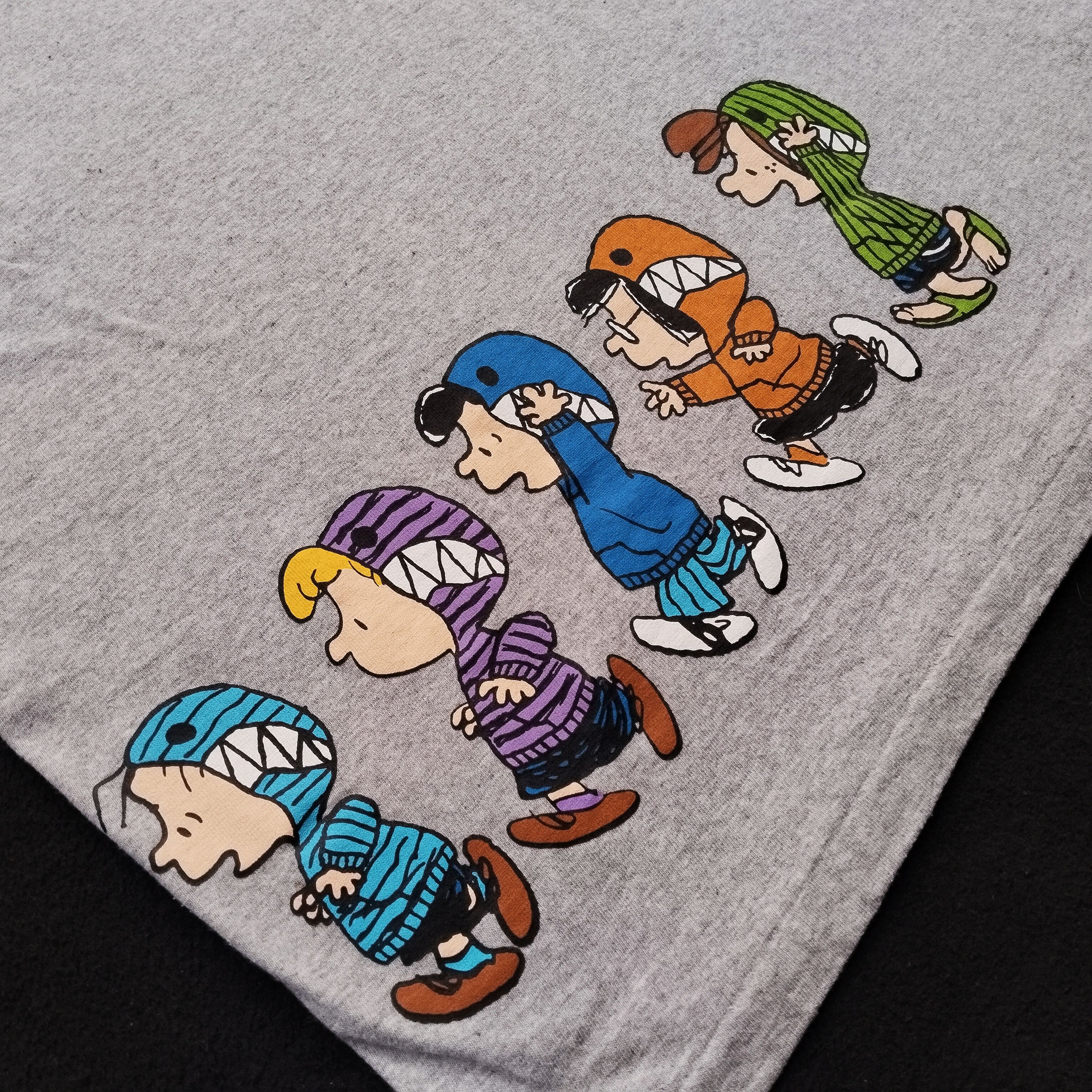 Bape 2014 Bape x Peanuts Shark Snoopy Friends Tee Size US S / EU 44-46 / 1 - 5 Thumbnail