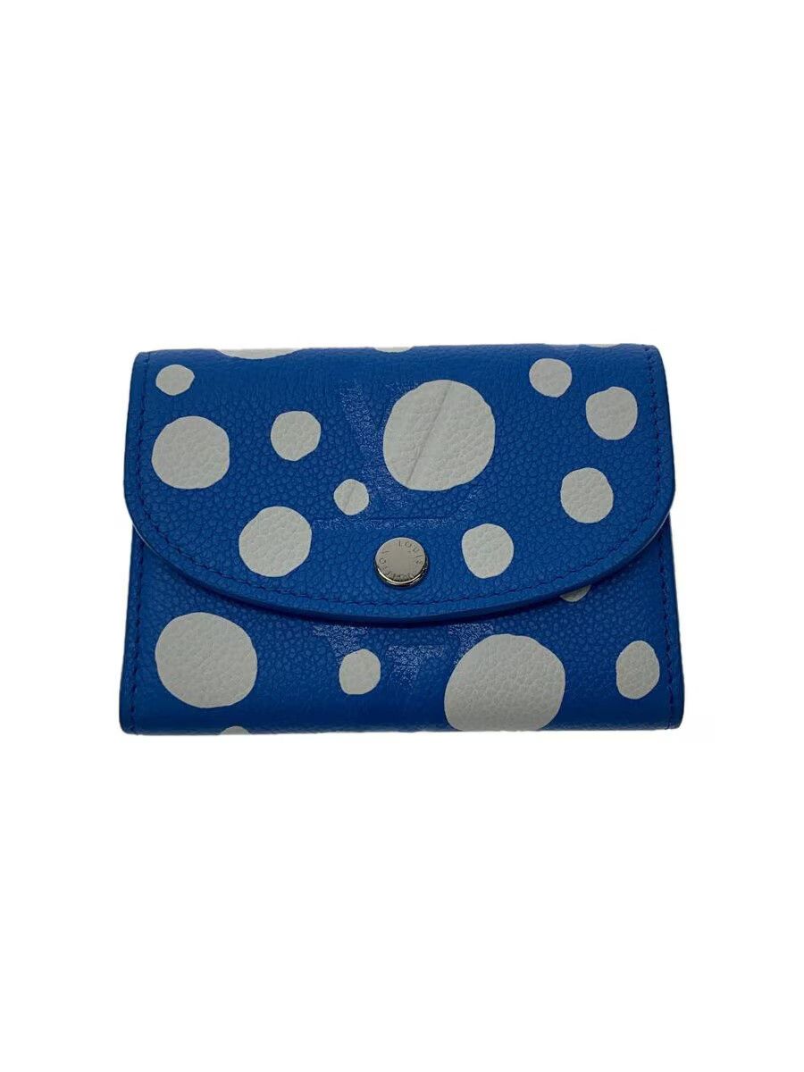 Louis Vuitton Louis Vuitton Leather Polka Dot Coin Case Blue Size ONE SIZE - 1 Thumbnail