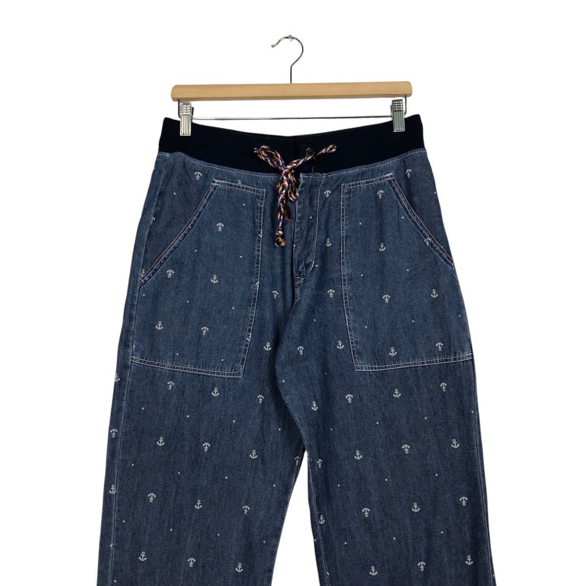 Japanese Brand 📌Power To The People Pants Polkadots Design Full Print Size 30" / US 8 / IT 44 - 5 Thumbnail