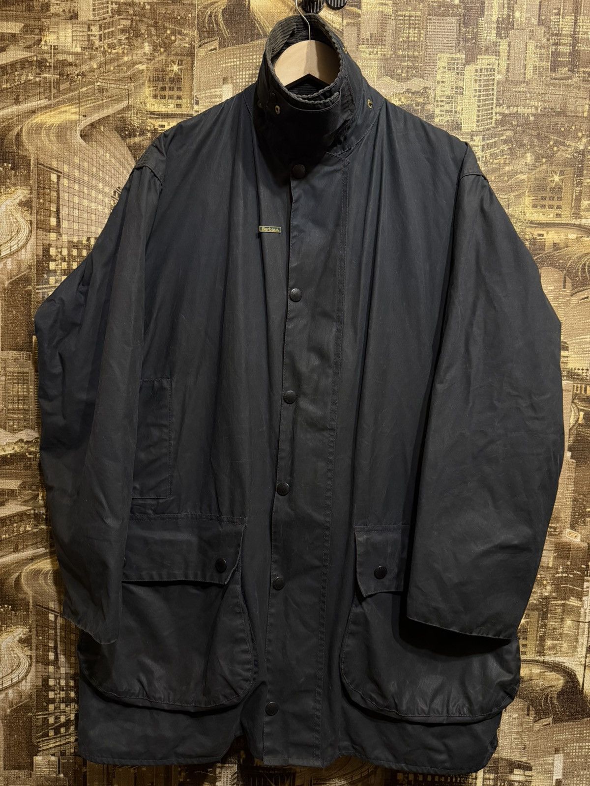 Barbour Barbour Border Vintage Waxed Jacket coat Made in England Size US XXL / EU 58 / 5 - 1 Thumbnail