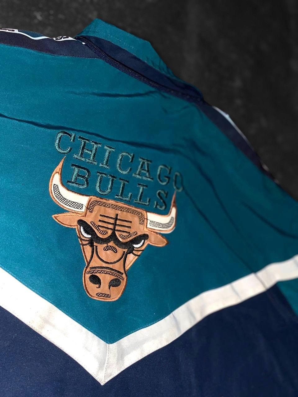 NBA × Vintage Vintage Nike NBA Chicago Bulls Embroidery Olympic Jacket XL Size US XL / EU 56 / 4 - 3 Thumbnail