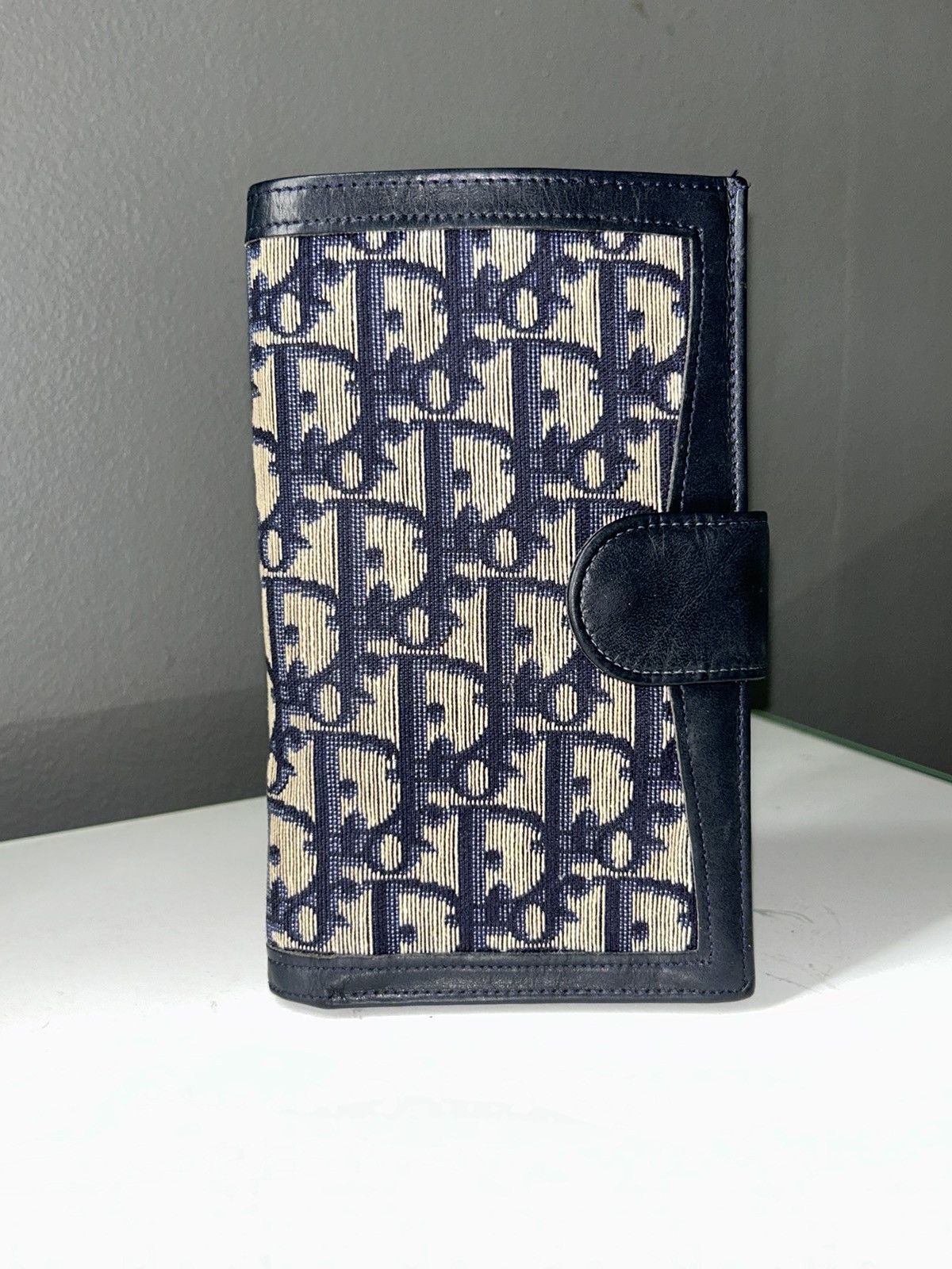 Dior Christian Dior Vintage Oblique Trotter Snap Wallet Size ONE SIZE - 1 Thumbnail
