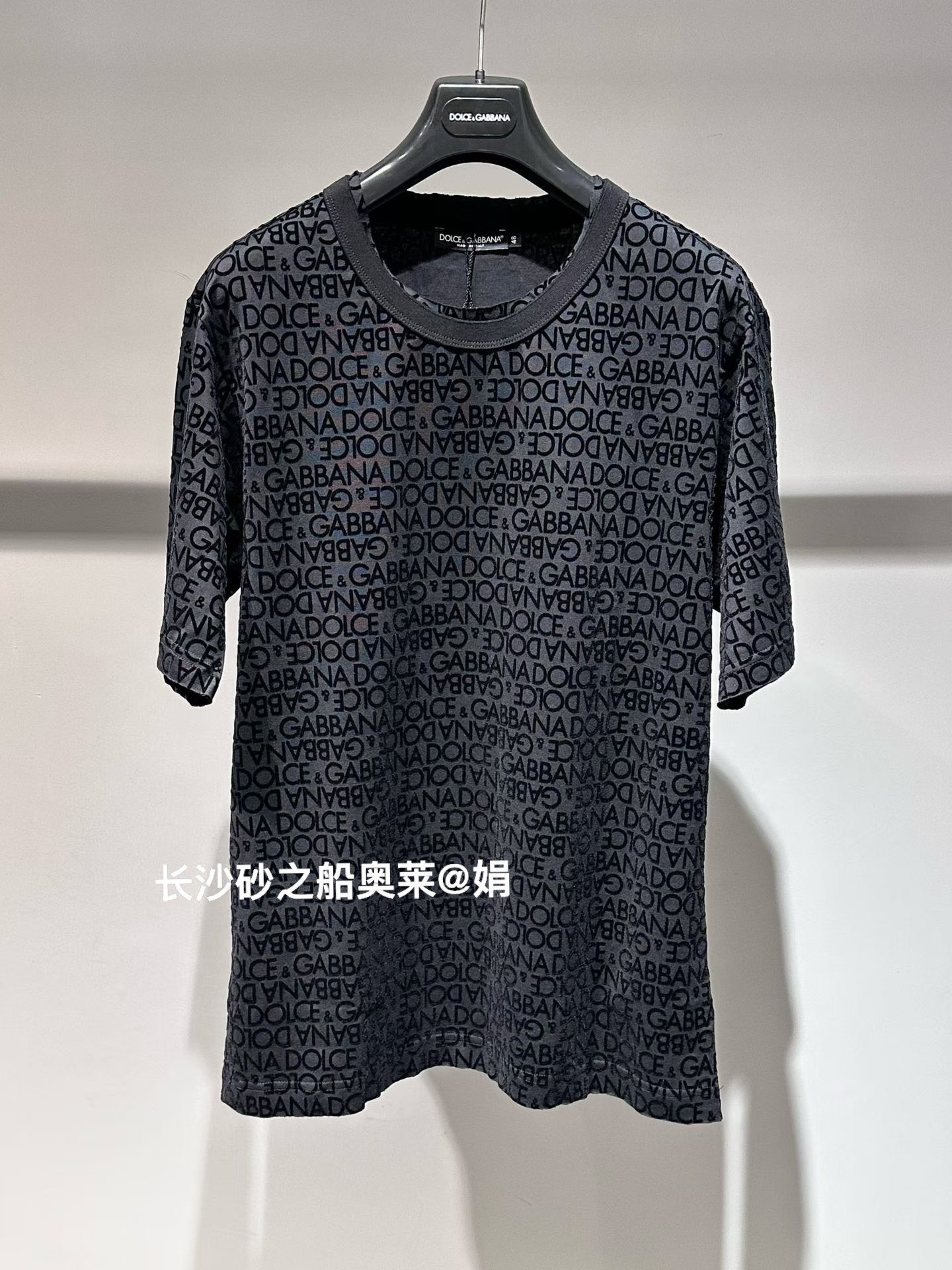 Dolce & Gabbana D&G Men's Black Patterned Short-Sleeve T Size US M / EU 48-50 / 2 - 1 Thumbnail
