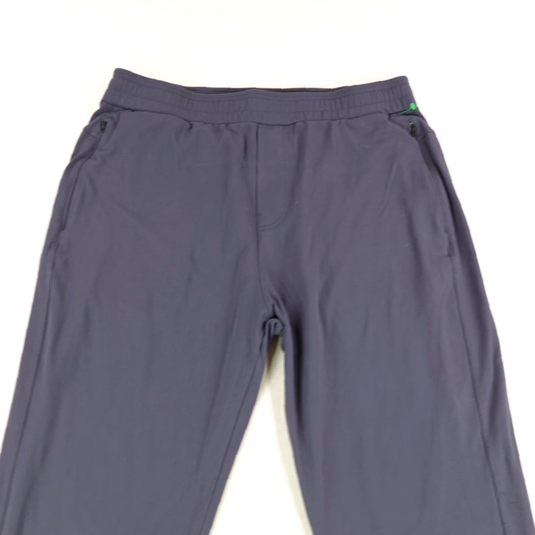 Vintage Public Rec Mens Pants 38x32 Chino Joggers Blue Nylon Spandex Knit Straight Leg Athletic Sports Clothes Size US 36 / EU 52 - 2 Thumbnail