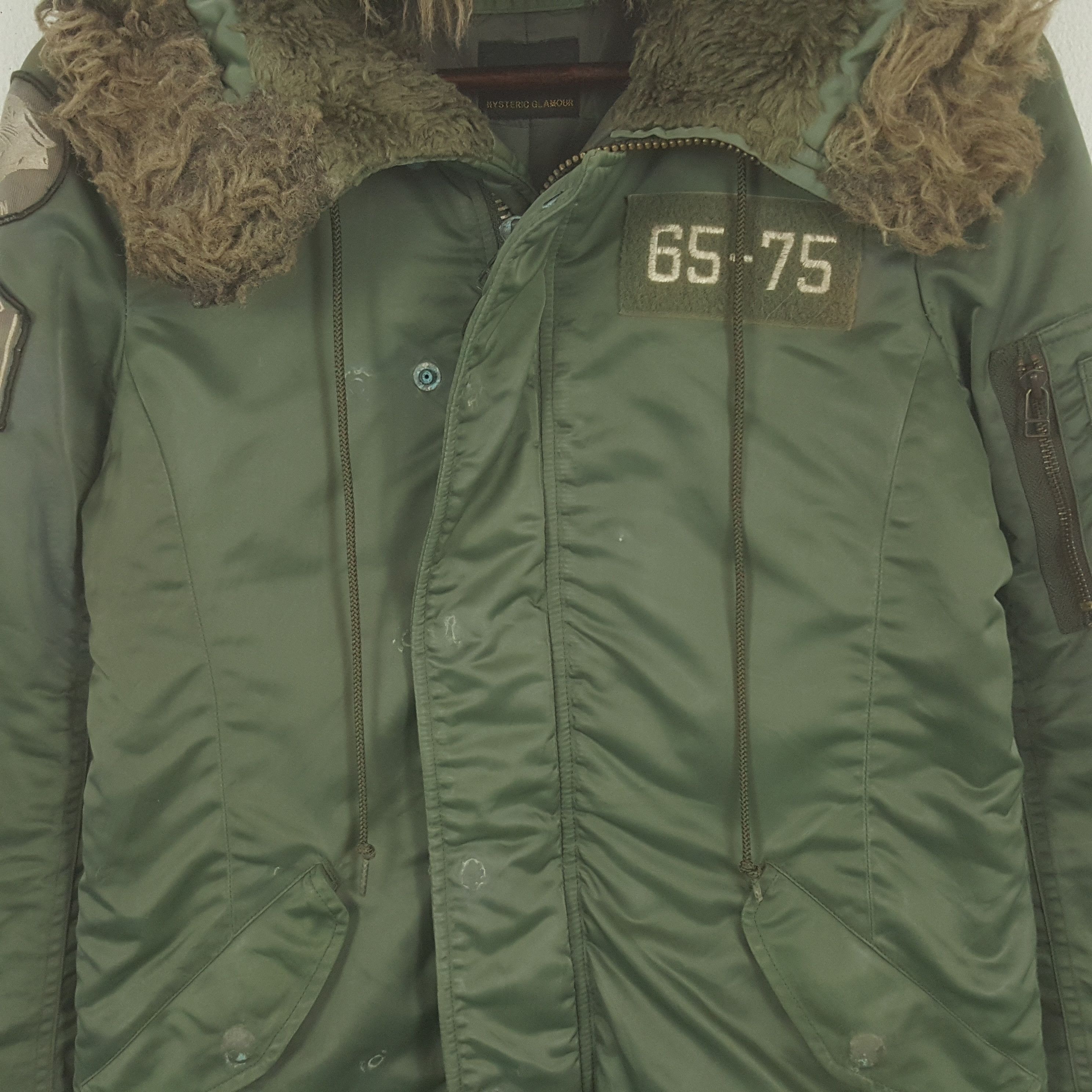 Hysteric Glamour × Vintage Hysteric Glamour Custom Big Logo Military Jacket Hoodies Size US S / EU 44-46 / 1 - 4 Thumbnail