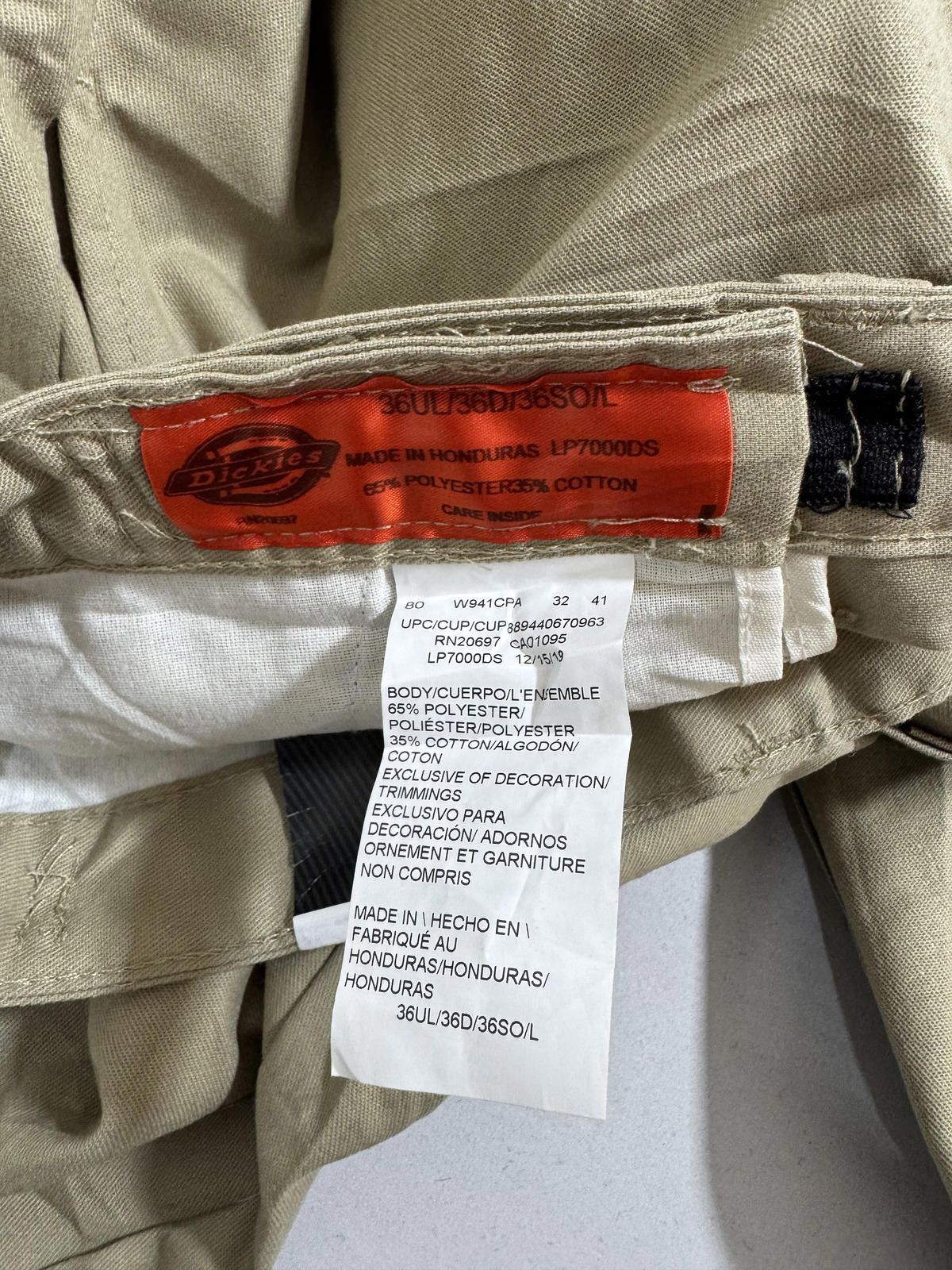Dickies Dickies Men's Khaki Work Pants Size US 32 / EU 48 - 7 Thumbnail