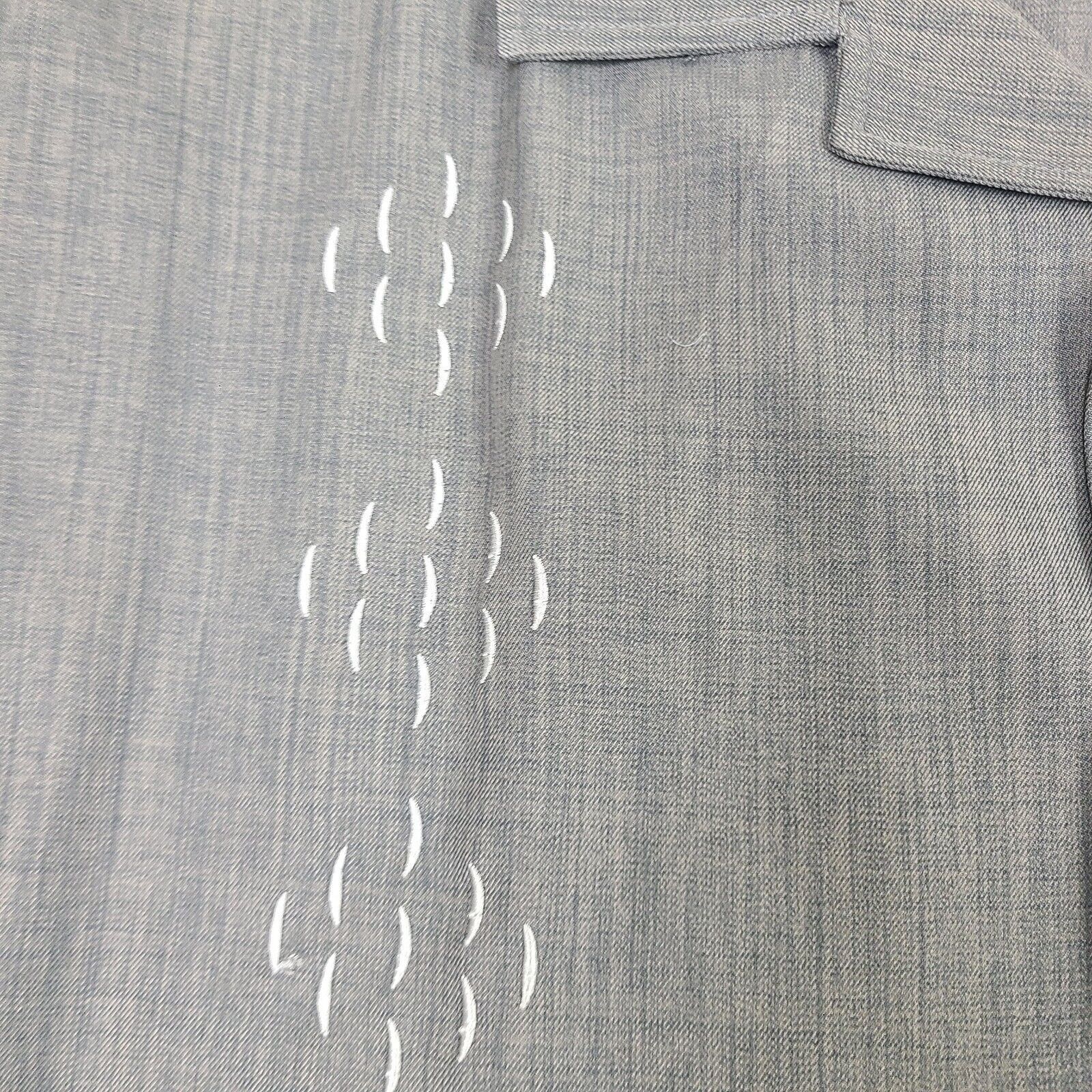 Vintage Irvine Park Shirt 2XL Short Sleeve Gray Button Up W/Pocket E Size US XXL / EU 58 / 5 - 2 Thumbnail