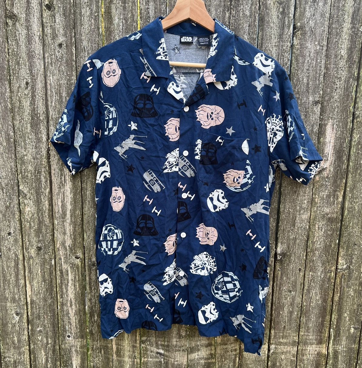 Other Star Wars Men’s Button Up Rayon Shirt S Size US S / EU 44-46 / 1 - 1 Thumbnail