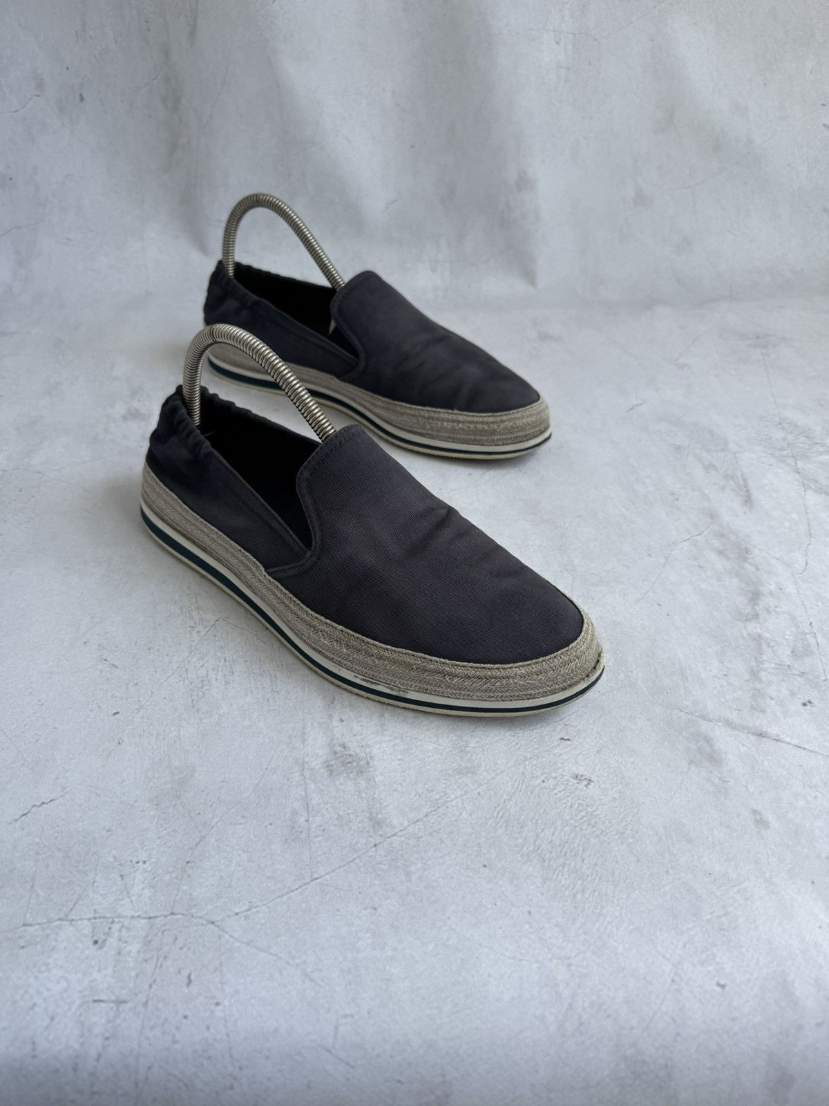 Prada Prada Loafers Blue Casual Shoes Men Size US 7.5 / EU 40-41 - 7 Thumbnail