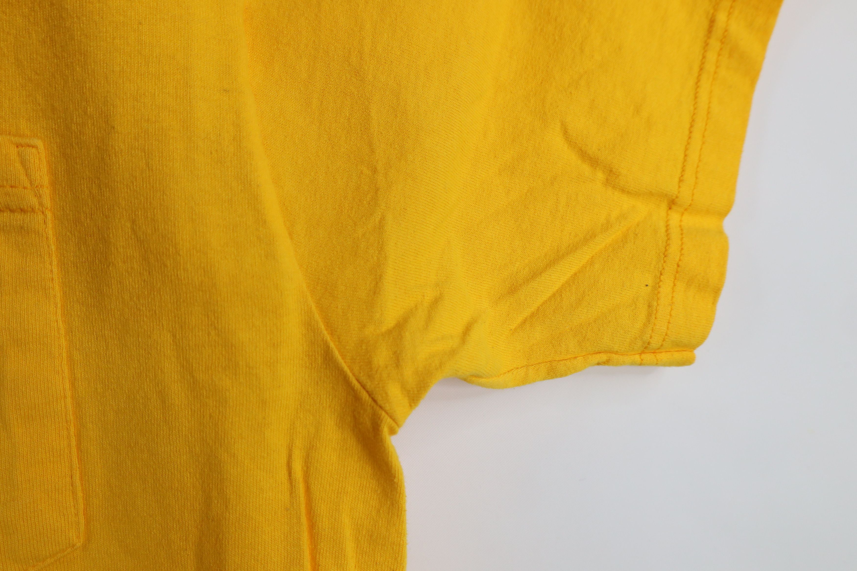Dickies × Vintage Vintage 90s Dickies Spell Short Sleeve Pocket T-Shirt Yellow Size US L / EU 52-54 / 3 - 7 Thumbnail