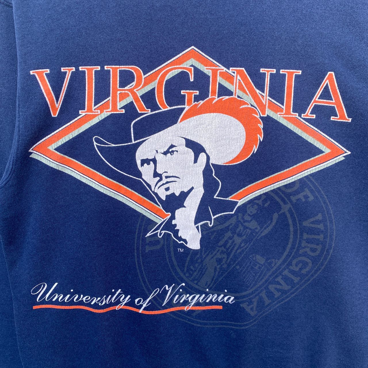 Vintage VINTAGE UNIVERSITY OF VIRGINIA SWEATSHIRT MEDIUM PULLOVER Size US M / EU 48-50 / 2 - 4 Thumbnail