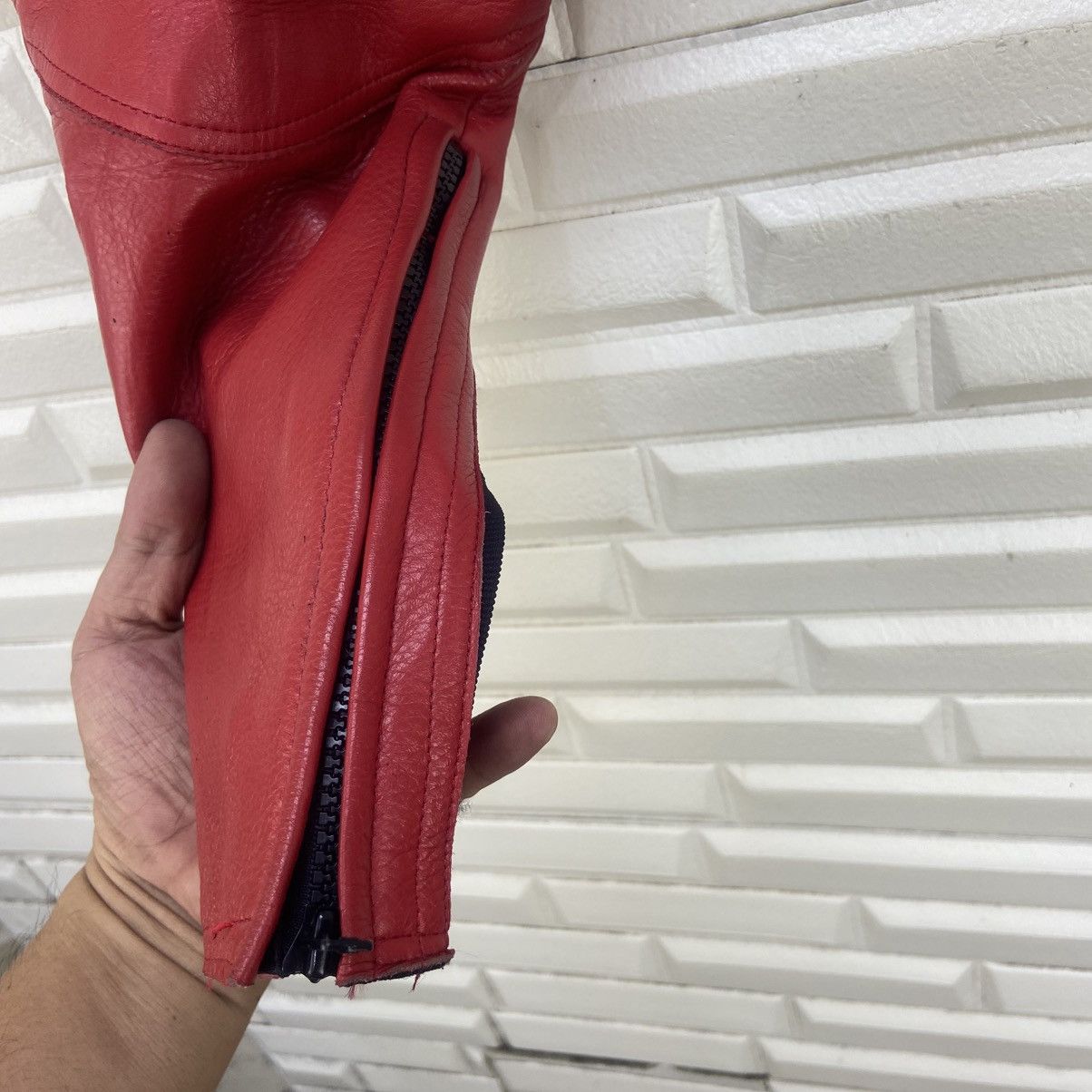 Japanese Brand × Leather Expert Racing Performance Biker Leather Pants Size 22" - 13 Thumbnail