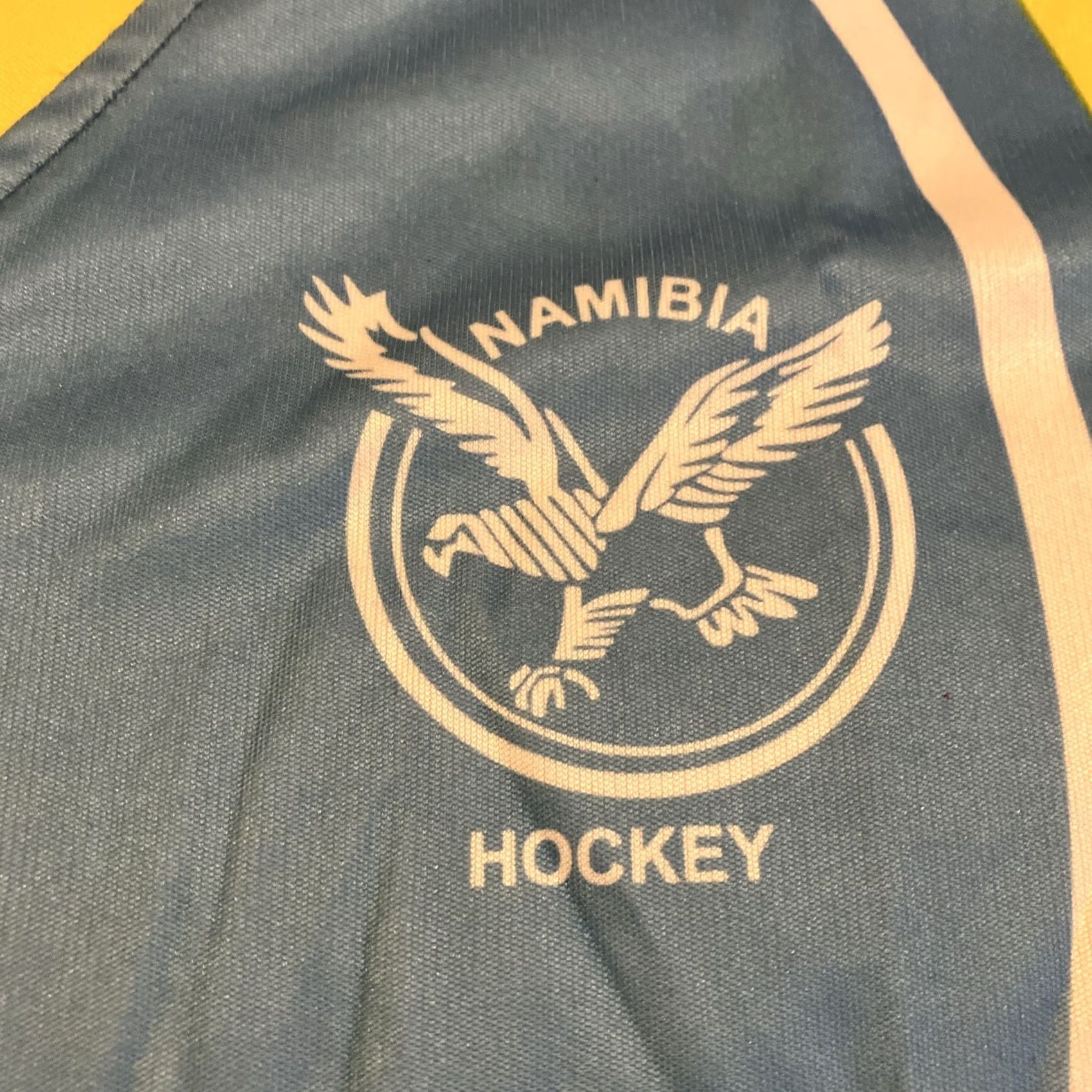 Market Market Demand Mens XL Blue Awesome Namibia Hockey Union Black Health Jersey Size Size US XL / EU 56 / 4 - 2 Thumbnail