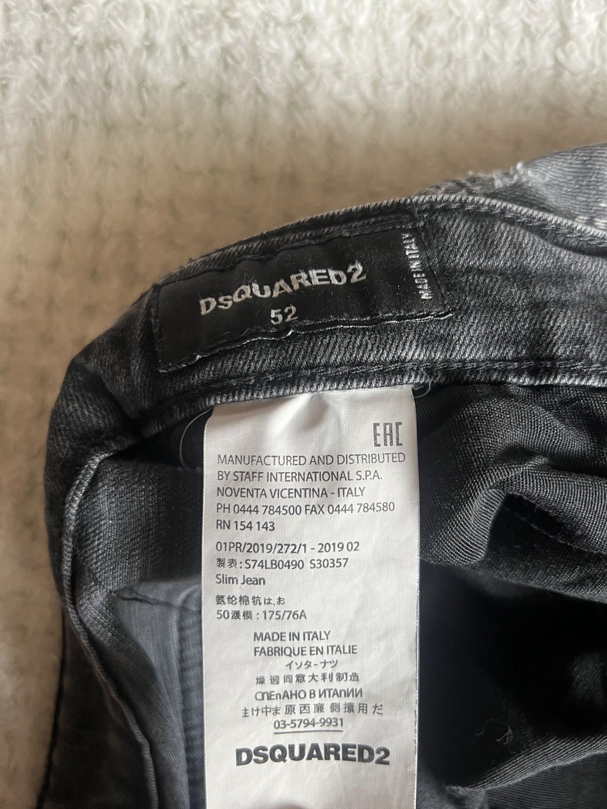 Dsquared2 Disquared2 jeans slim 52 Size US 37 - 6 Thumbnail
