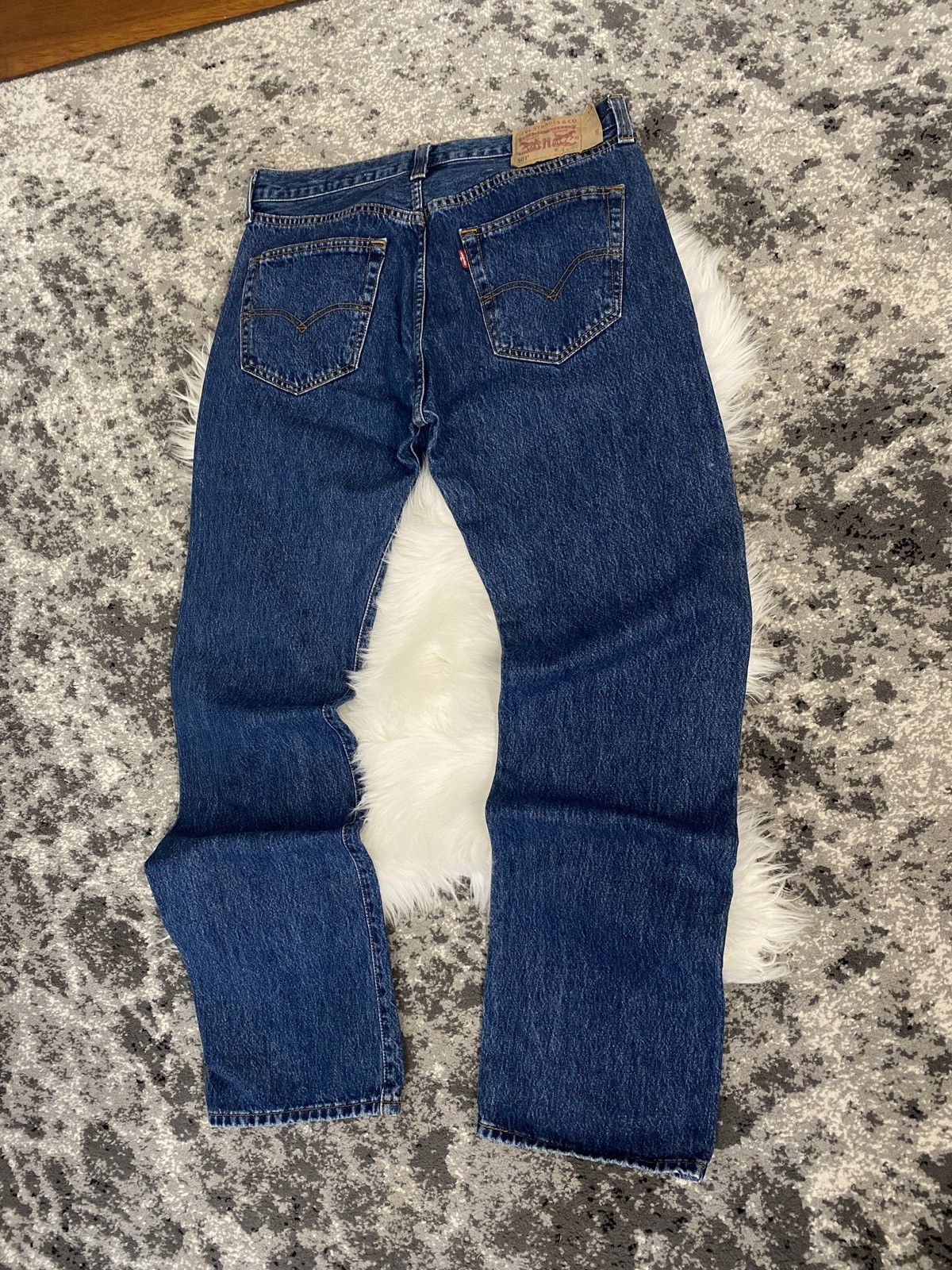 Levi's × Vintage Levi’s 501 Blue Jeans Size L Size US 34 / EU 50 - 3 Thumbnail