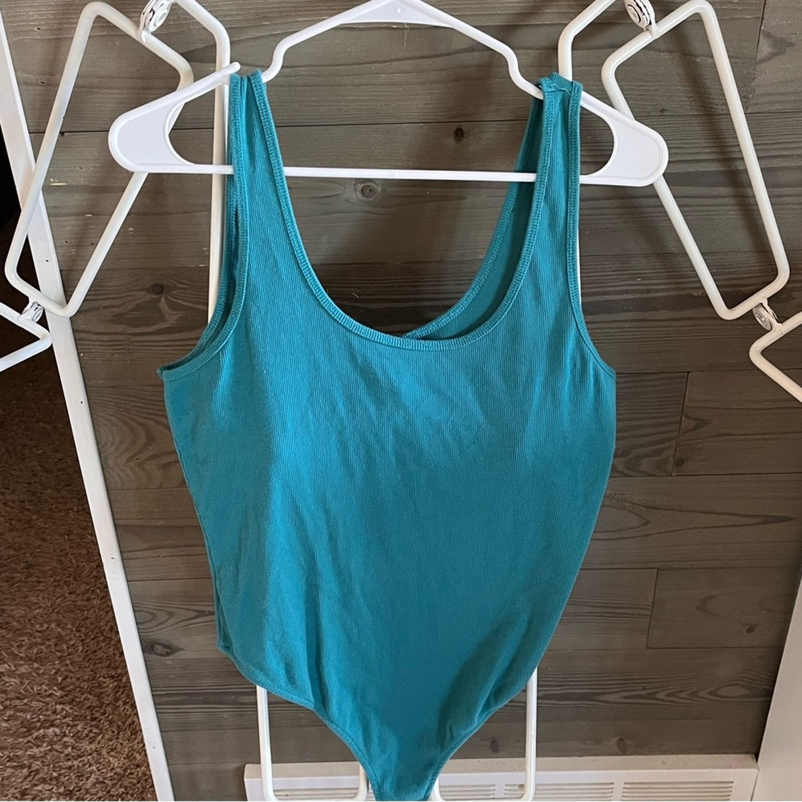 rue21 True by Rue21 teal thong back ribbed tank bodysuit XL Size XL / US 12-14 / IT 48-50 - 1 Thumbnail