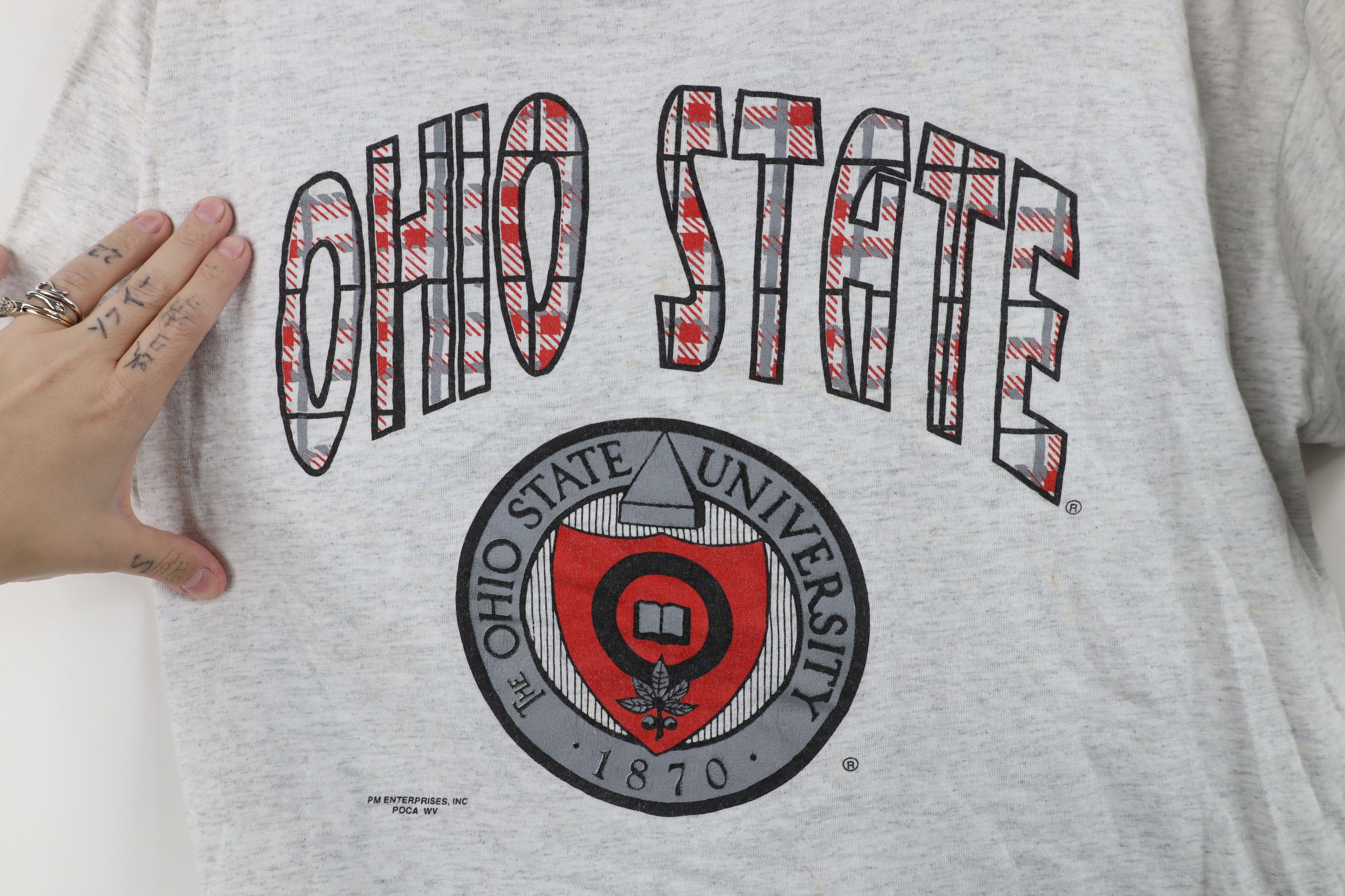 Vintage Vintage 90s Ohio State University Short Sleeve T-Shirt USA Size ONE SIZE - 4 Thumbnail