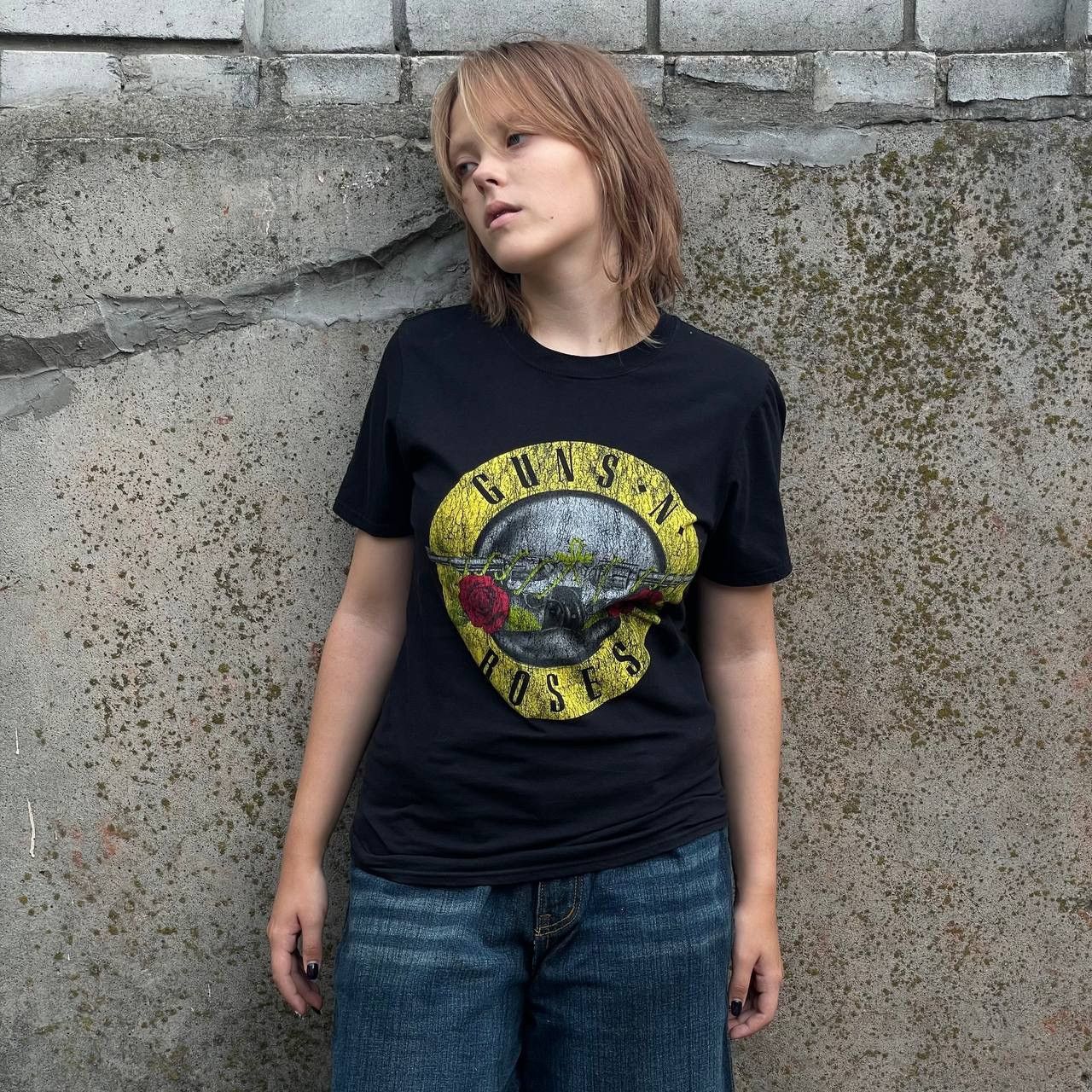 Guns N' Roses × Vintage Vintage T-shirts Guns N Roses Logo Y2K 90s USA Rock Band Size M / US 6-8 / IT 42-44 - 1 Thumbnail