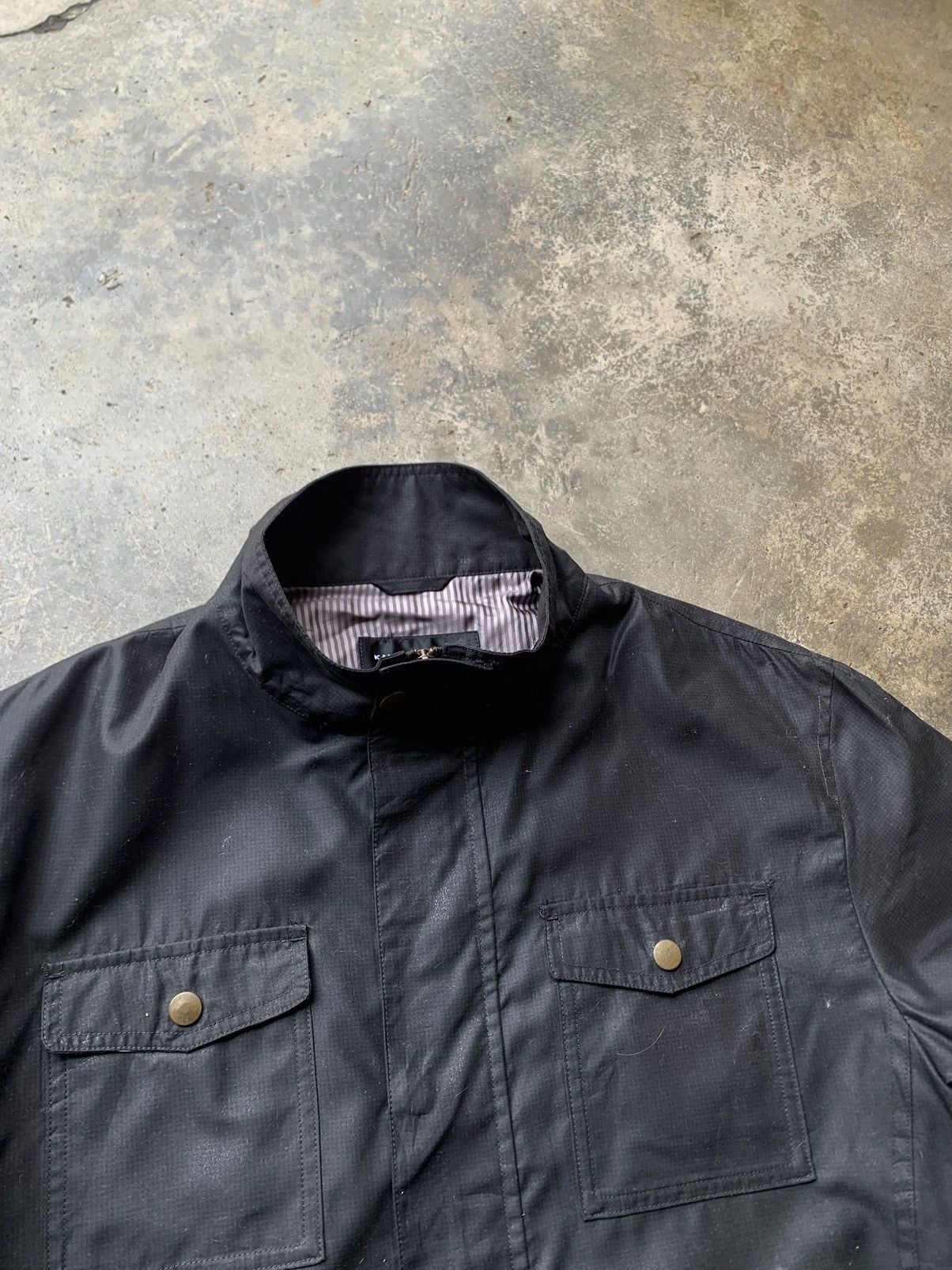Kansai Yamamoto 👹Vintage KANSAI YAMAMOTO All Black Utility Jacket Size US L / EU 52-54 / 3 - 8 Thumbnail