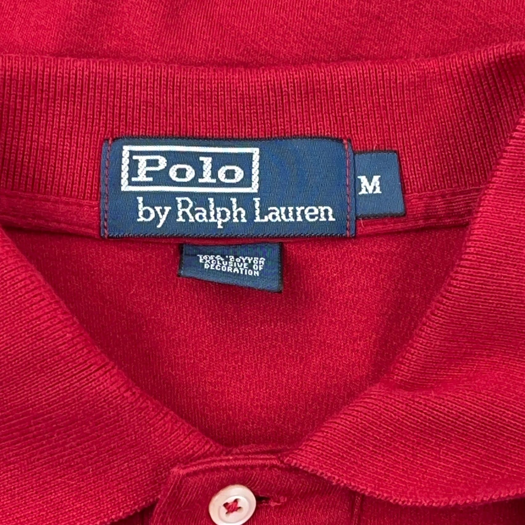 Polo Ralph Lauren Ralph Lauren Polo Shirt Men Medium Red Polo Shirt Polo Ralph Lauren Red Embroidered Logo Button Collar Long Sleeve Regular Fit Vintage No Size US M / EU 48-50 / 2 - 3 Thumbnail