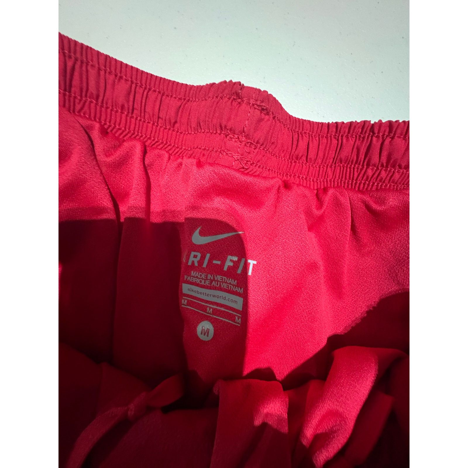 Nike Nike Dri Fit Womens Red Shorts Sz Medium Athletic Lined Size 30" / US 8 / IT 44 - 3 Thumbnail