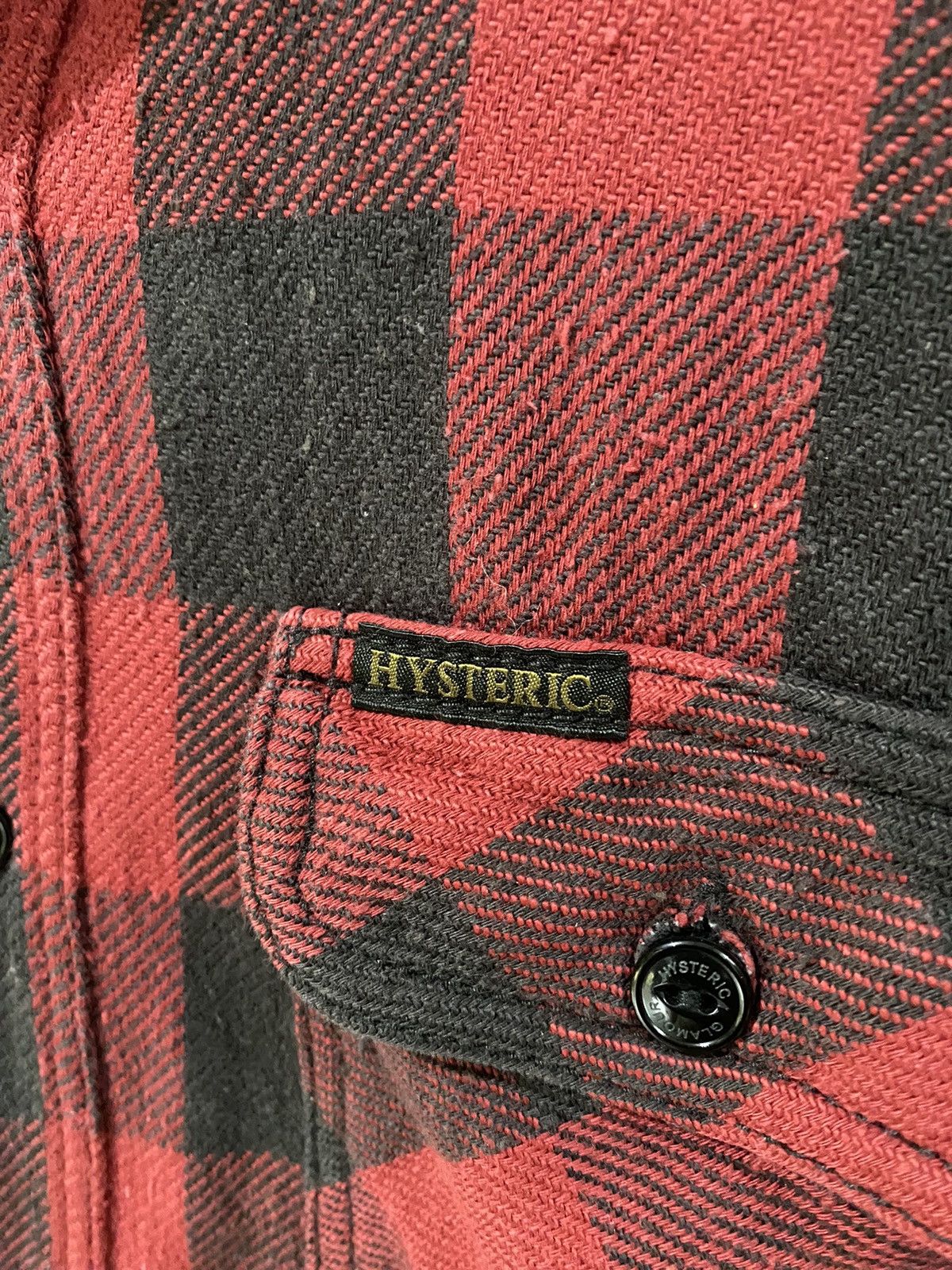 Hysteric Glamour 1990s 🔥 Checked Chain stitch flannel Size US M / EU 48-50 / 2 - 8 Thumbnail