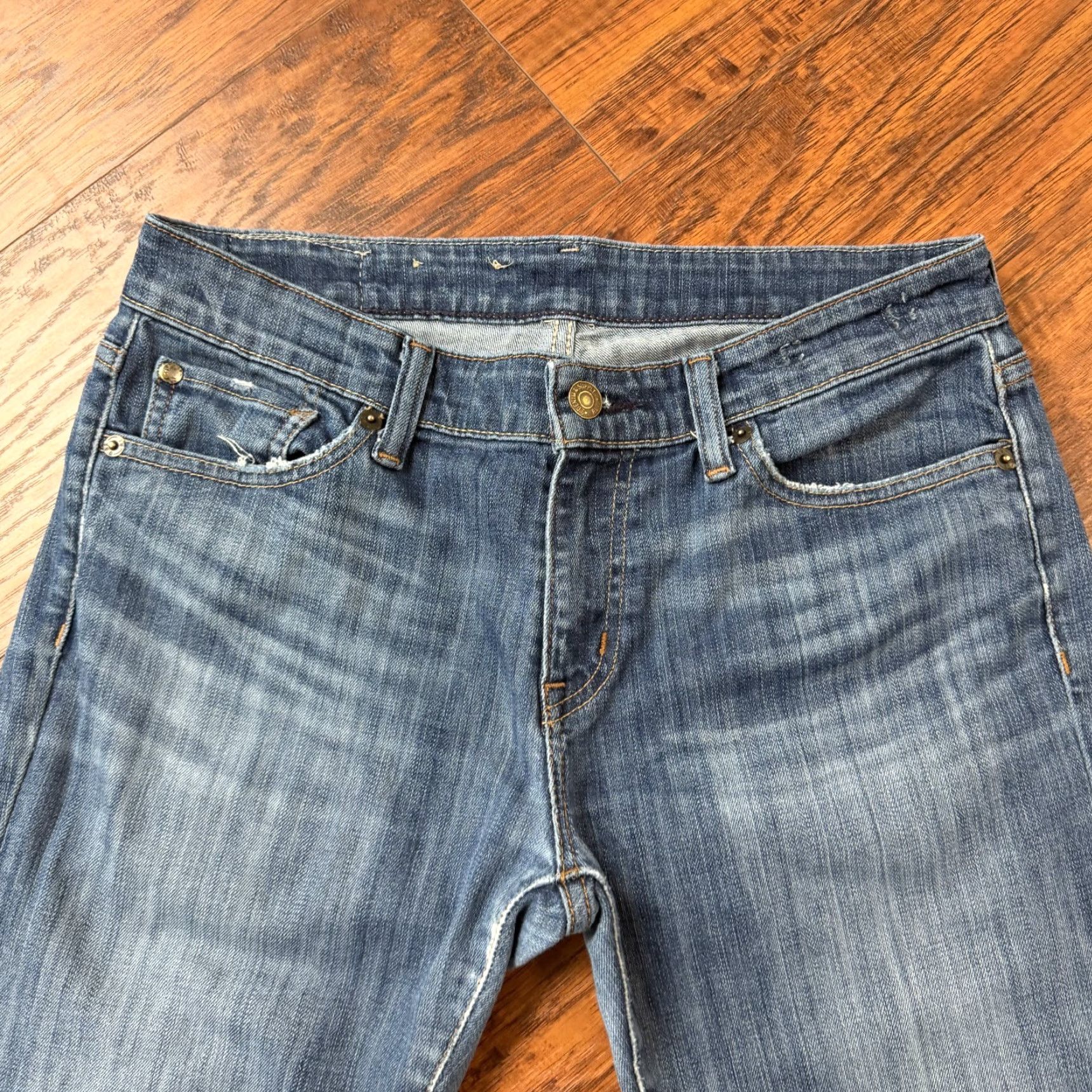 Ralph Lauren Denim & Supply Ralph Lauren Jeans Womens 30 Bootcut Skinny Stretch Low Rise 28x30 Blue Denim Jumpers? Size 30" / US 8 / IT 44 - 2 Thumbnail