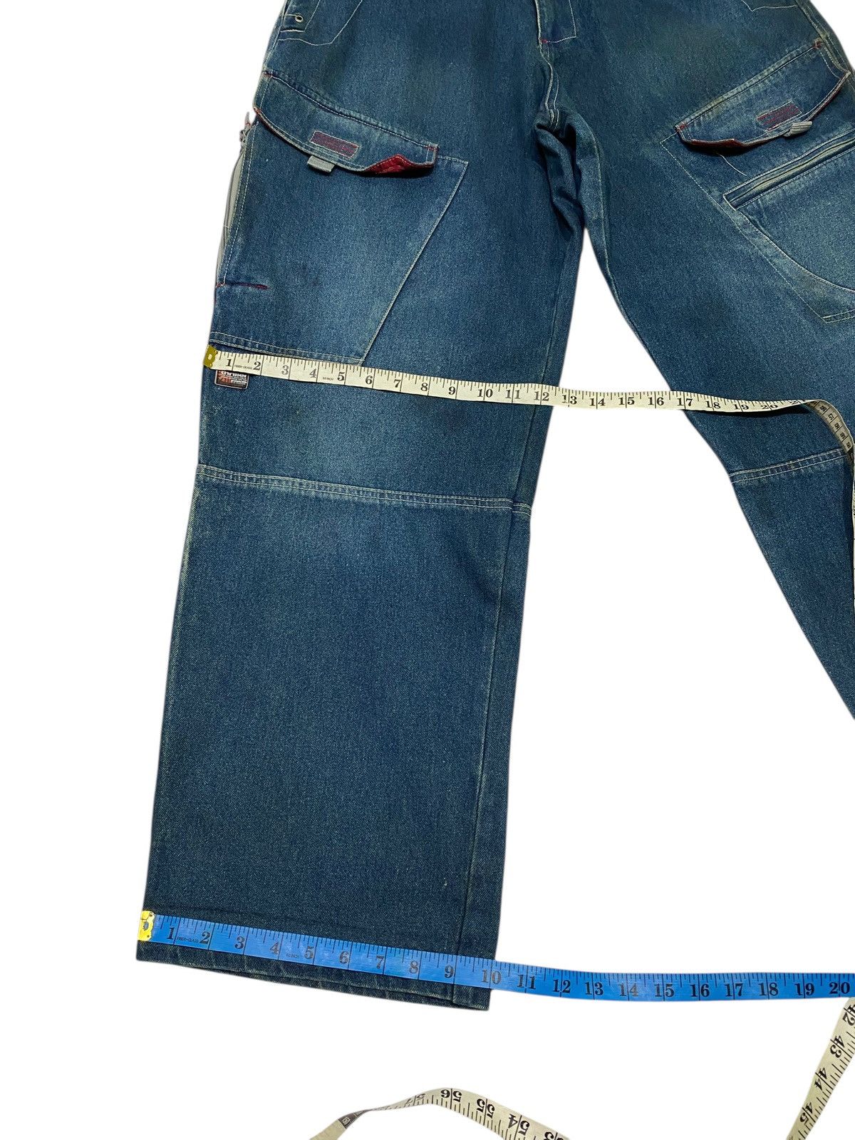 JNCO Thriller baggy jeans / hip hop rap Size US 33 - 22 Thumbnail