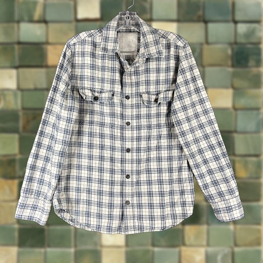 Aeropostale Aeropostale Multicolor Plaid Flannel Shirt Men S Long Sleeve Size US S / EU 44-46 / 1 - 1 Thumbnail