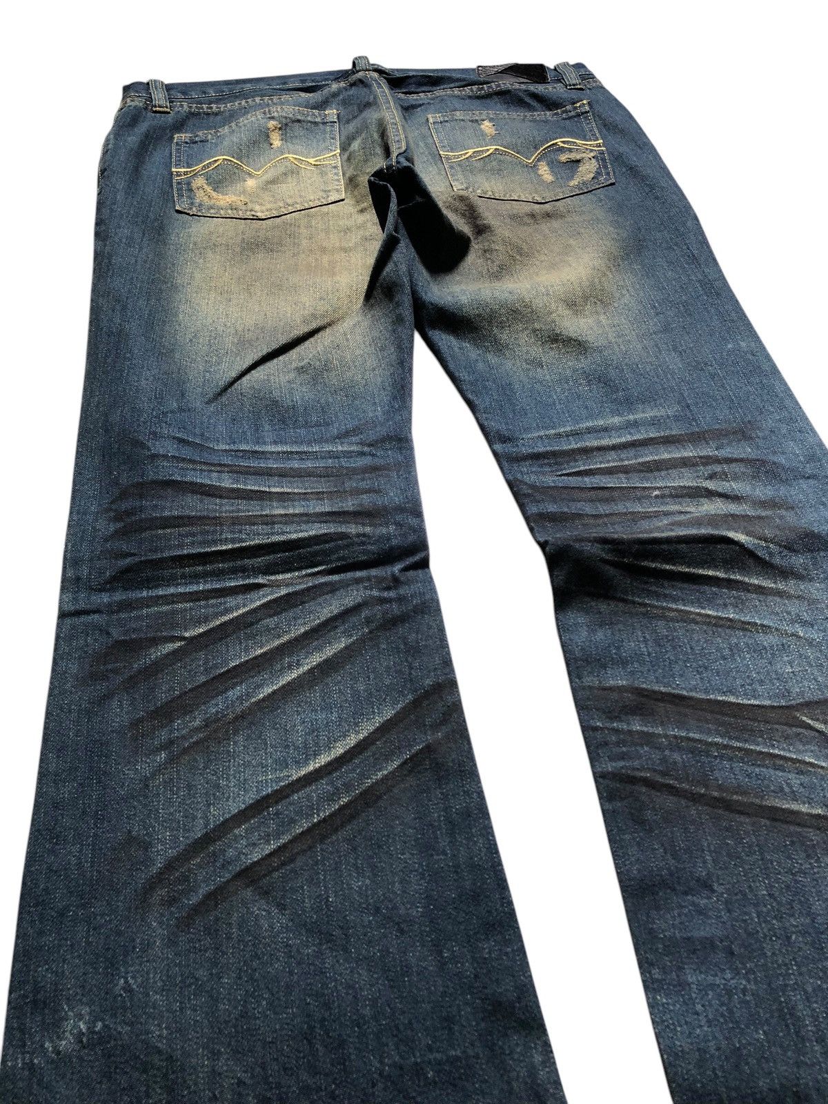 GOSTAR DE FUGA Fuga distressed rusty flare jeans Size US 33 - 12 Thumbnail