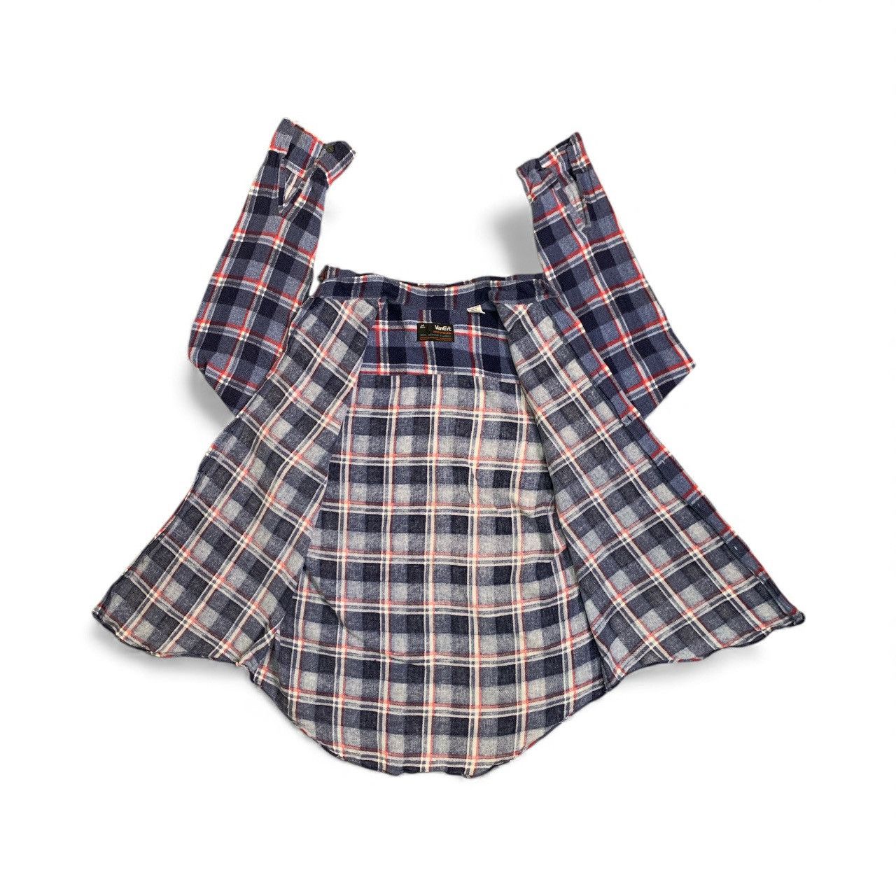 Japanese Brand Rare Design Vancort Button Up Flannel Shirts Size M / US 6-8 / IT 42-44 - 3 Thumbnail