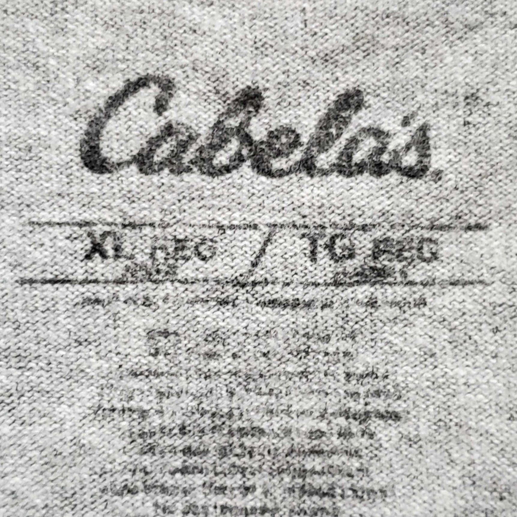 Vintage Cabela's T-Shirt Mens XL Gray Bear Outdoors Nature Logo Short Sleeve Crew Neck Large & Tall Big & Tall Classic Outdoor Modern Size US XL / EU 56 / 4 - 3 Thumbnail