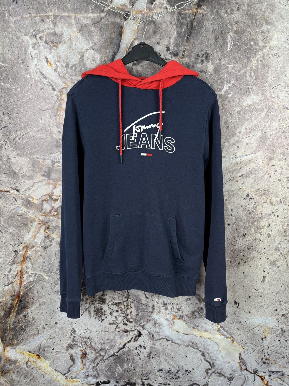 Tommy Hilfiger Men’s Tommy Hilfiger Jeans Hoodie Big Logo Streetwear Size M Size US M / EU 48-50 / 2 - 1 Thumbnail