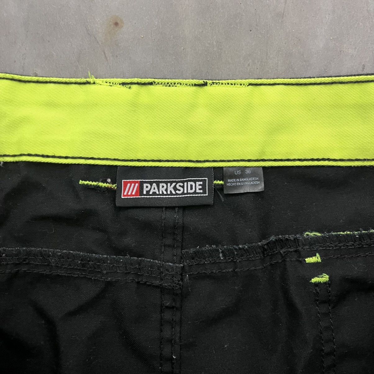Tripp NYC × Vintage CRAZY Y2K Motor Cross RAVE style Party Pants Baggy Neon 36 Size US 36 / EU 52 - 3 Thumbnail