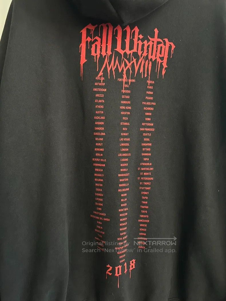 Vetements Vetements Blood Drop Sanskrit thick sweatshirt Size US S / EU 44-46 / 1 - 4 Thumbnail