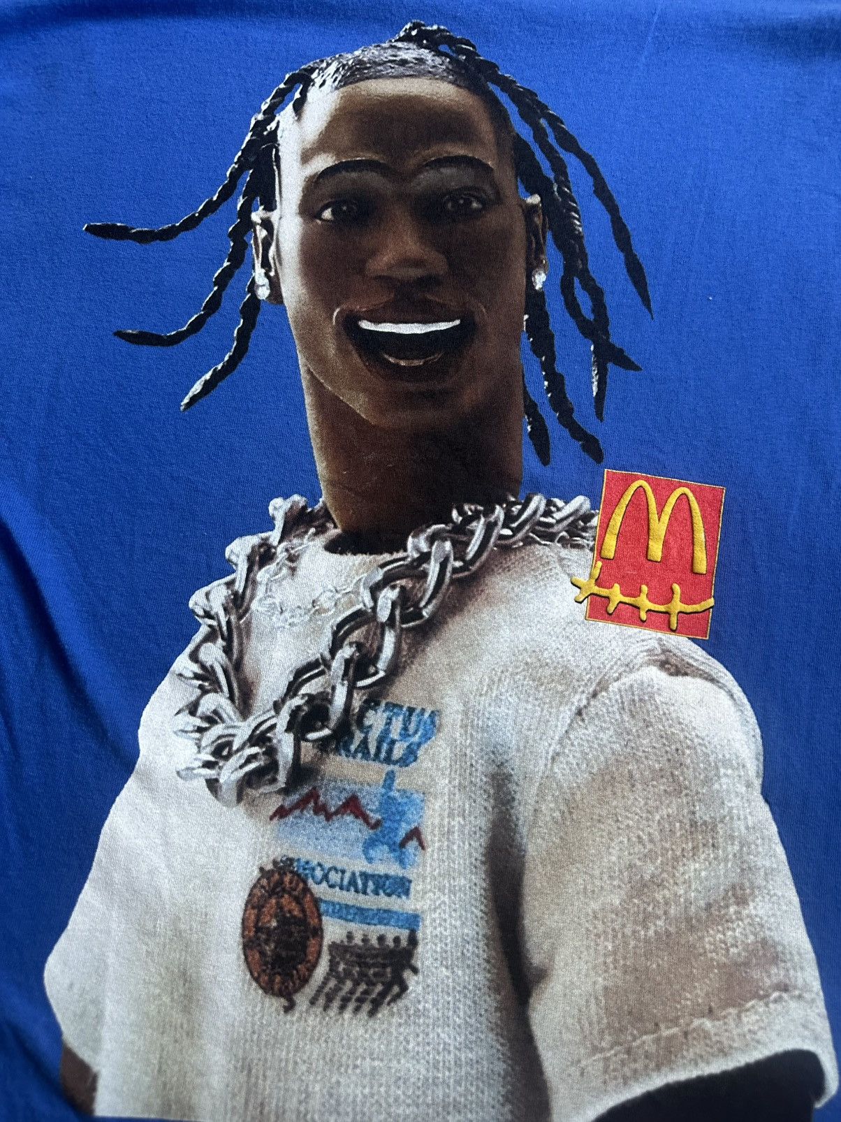 Travis Scott Travis Scott Mcdonlads Acrion figure tee Size US M / EU 48-50 / 2 - 1 Thumbnail