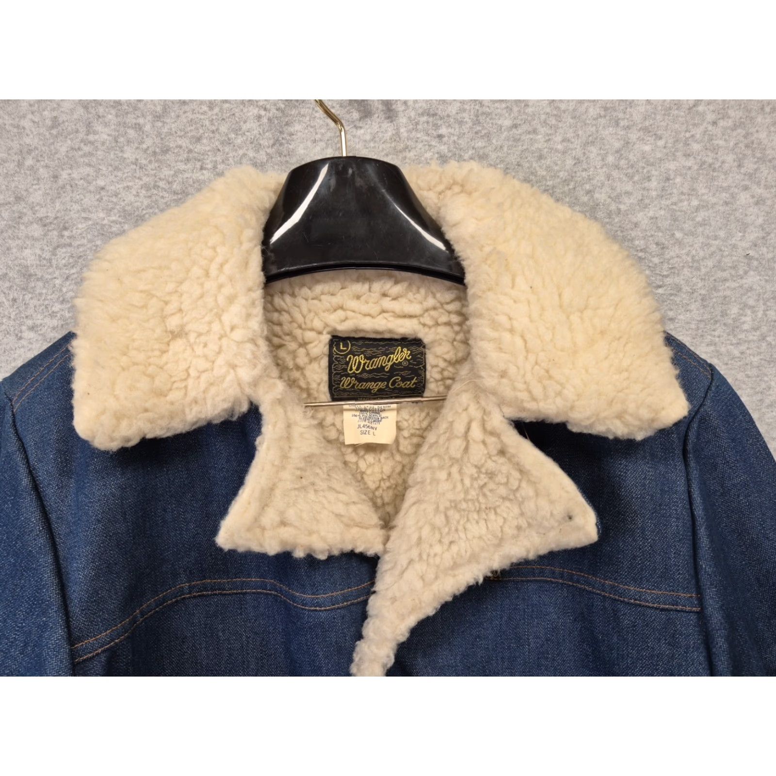 Wrangler VINTAGE Wrangler Jacket Coat Womens Large Blue Denim Sherpa Lined 90s USA GUC Denim Jacket Western Retro Shirt? Size L / US 10 / IT 46 - 4 Thumbnail