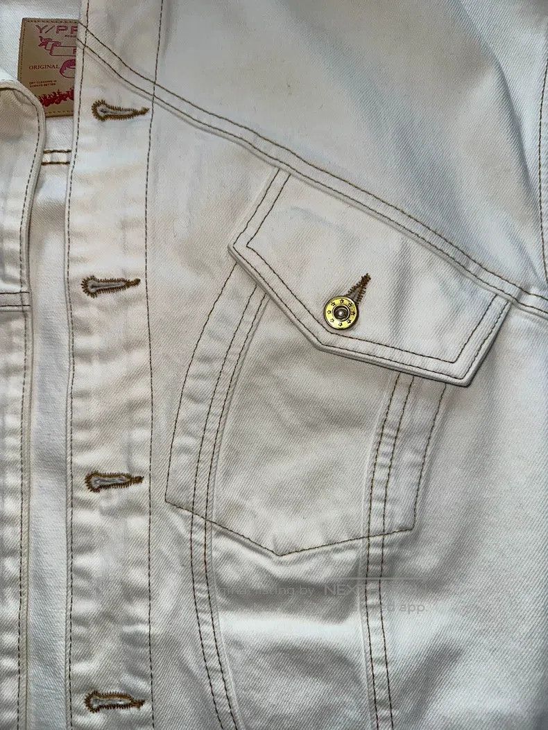 Y/Project Y/Project 40 Asymmetric white bull coat jacket Size US XXS / EU 40 - 6 Thumbnail