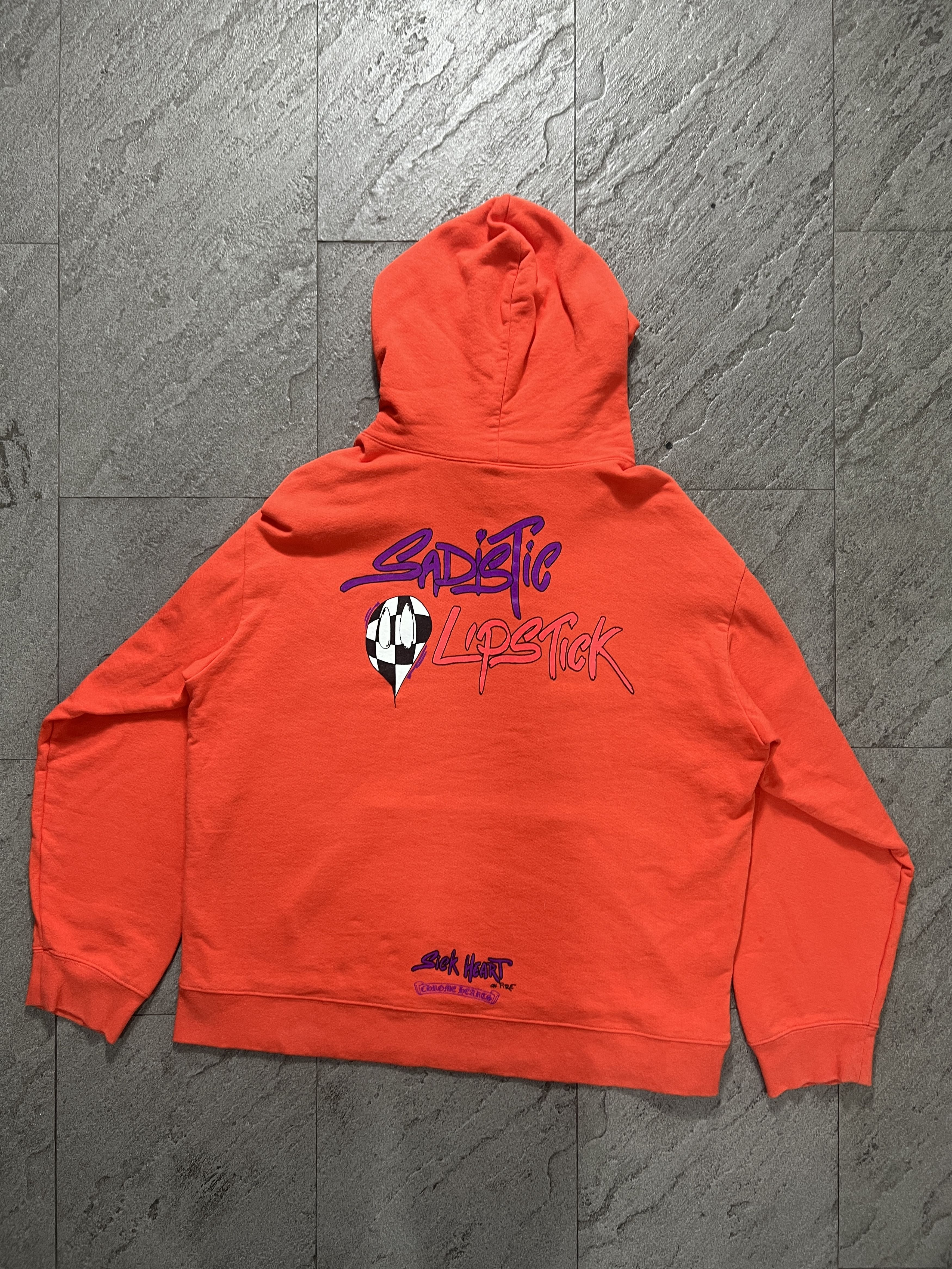 Chrome Hearts Chrome Hearts x Matty Boy Sadistic Lipstick Red Hoodie Size US XXL / EU 58 / 5 - 2 Thumbnail