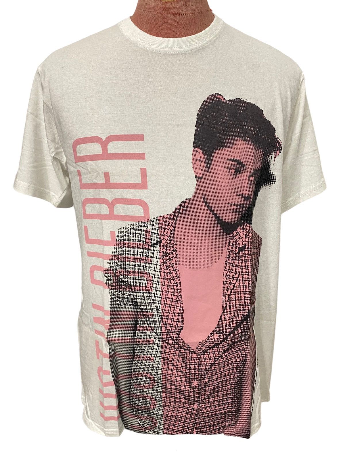 Band Tees 💥JUSTIN BIEBER world tour deadstock tee bravado 2012 shirt Size US L / EU 52-54 / 3 - 7 Thumbnail
