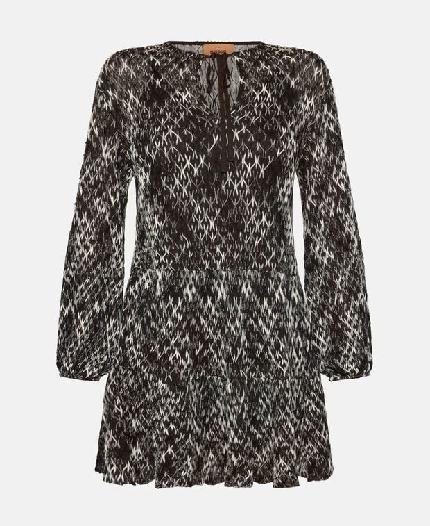 Wool-Blend Dress in Black, Women's (Size Xs)